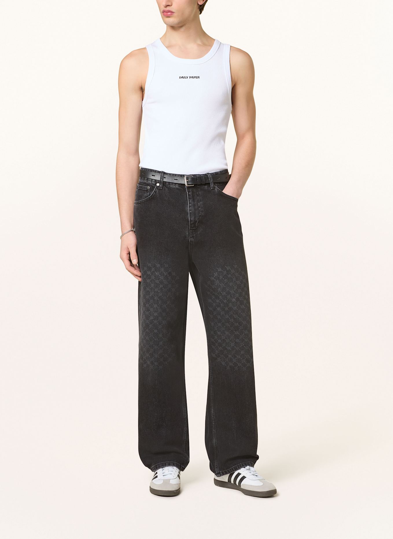 DAILY PAPER Tanktop DIAS: WEISS