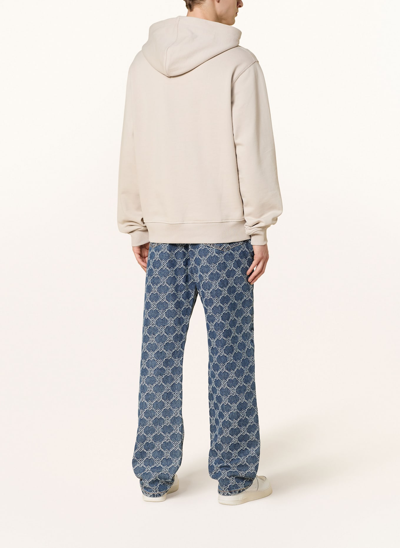 DAILY PAPER Mikina s kapucí DIAS: BÉŽOVÁ