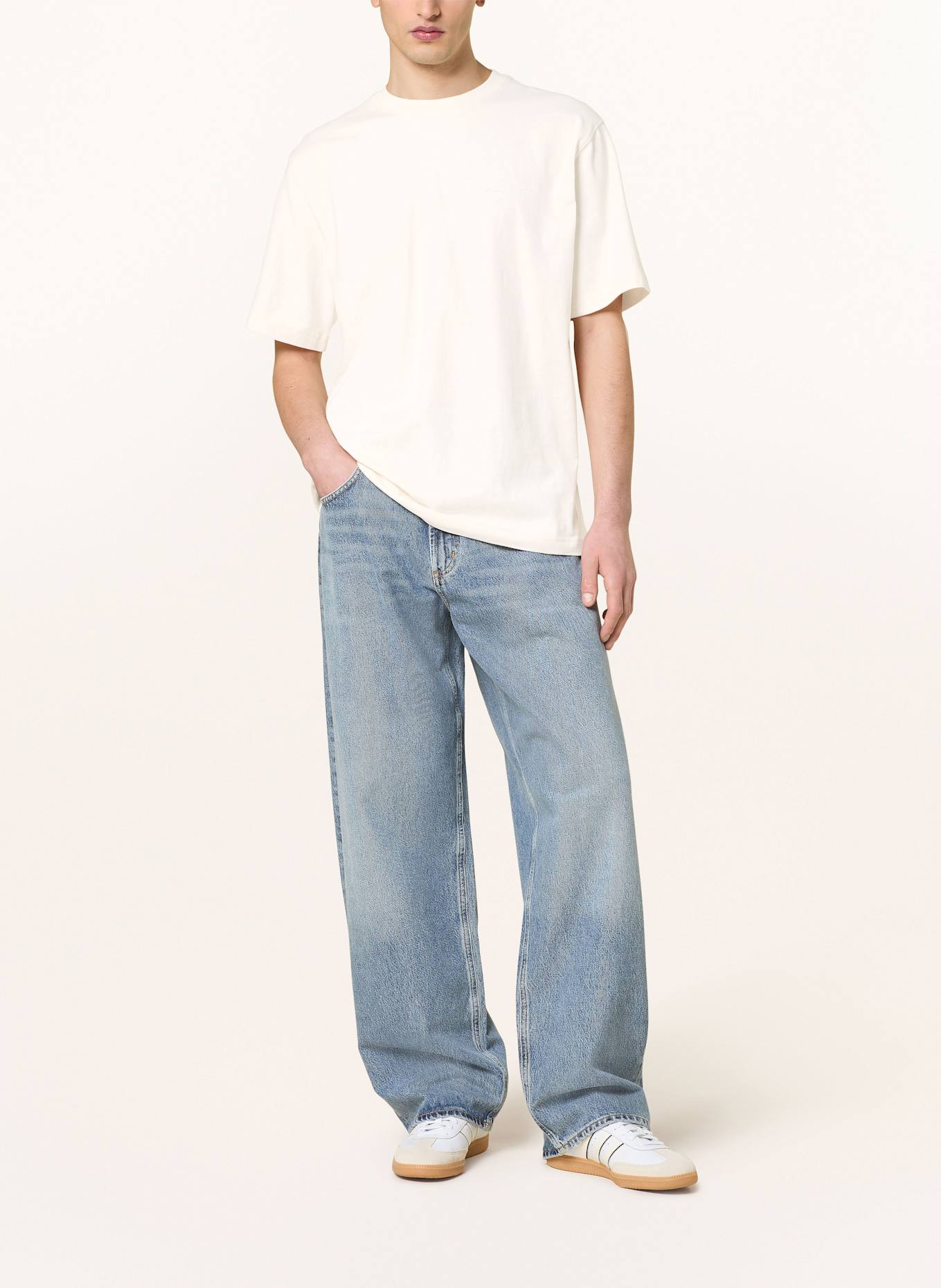 DAILY PAPER T-shirt DIAS: KREMOWY