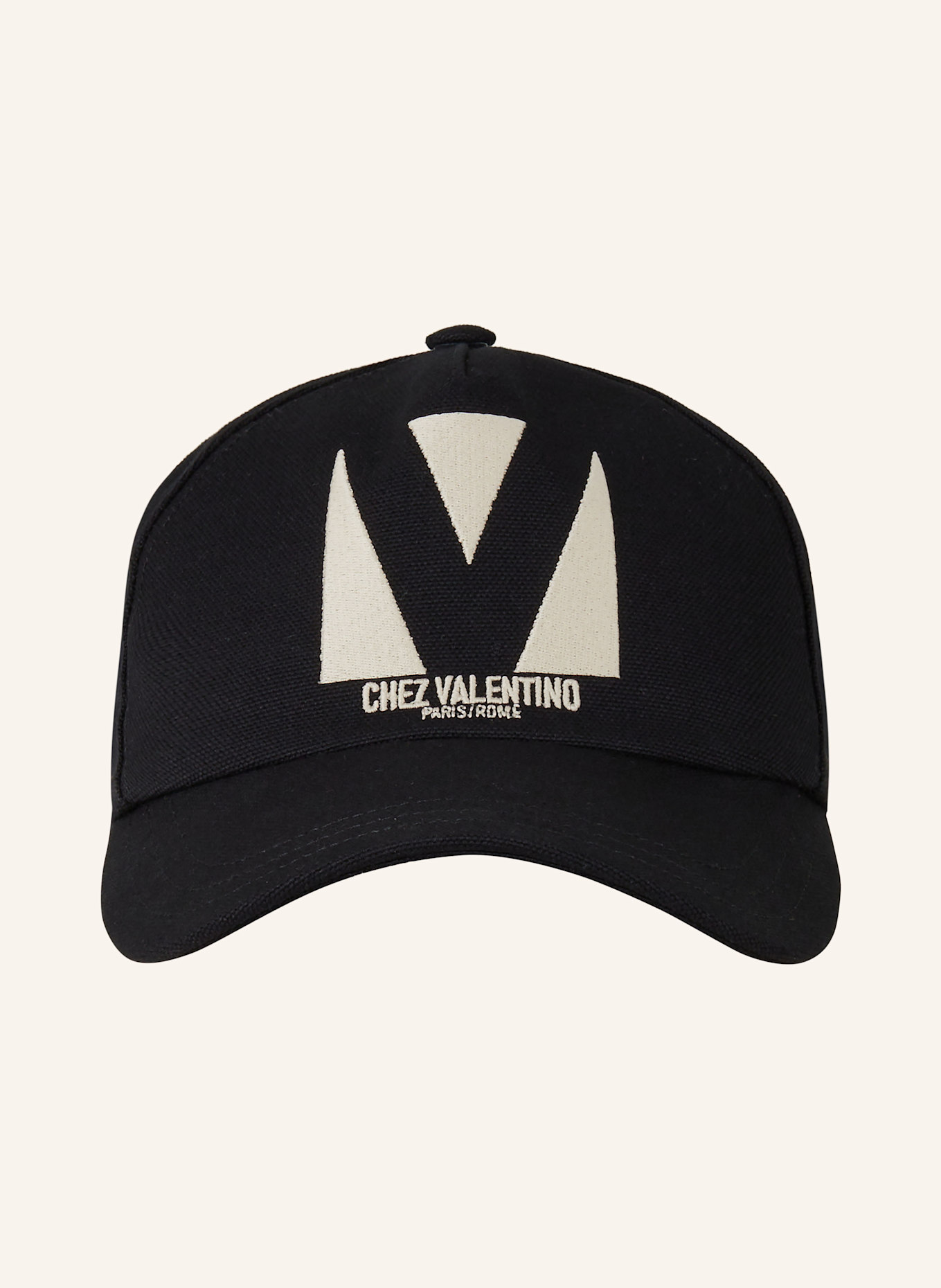 VALENTINO GARAVANI Cap CHEZ VALENTINO: SCHWARZ
