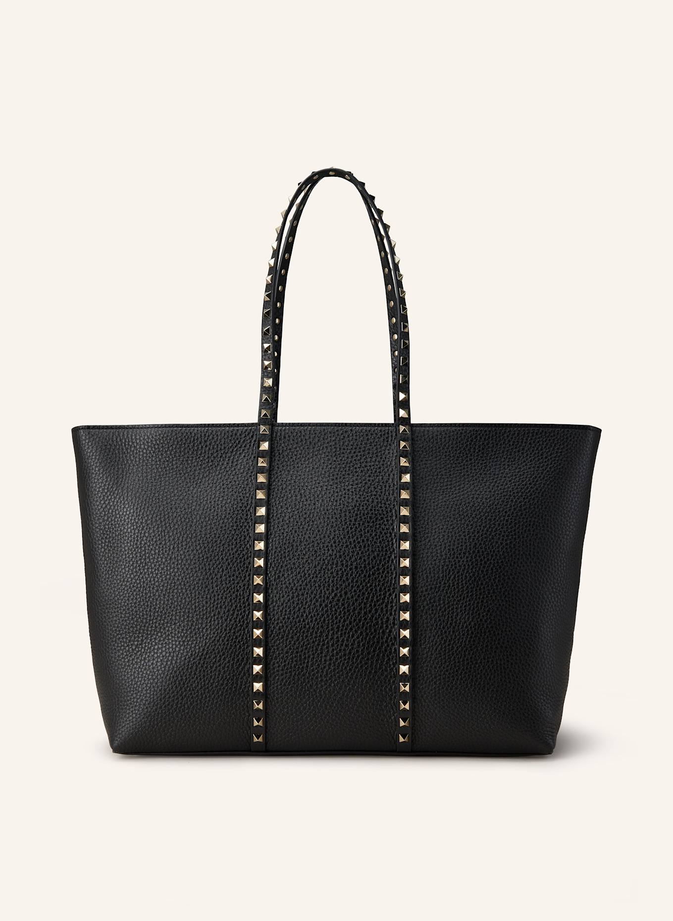 VALENTINO GARAVANI Shopper ROCKSTUD MEDIUM: SCHWARZ