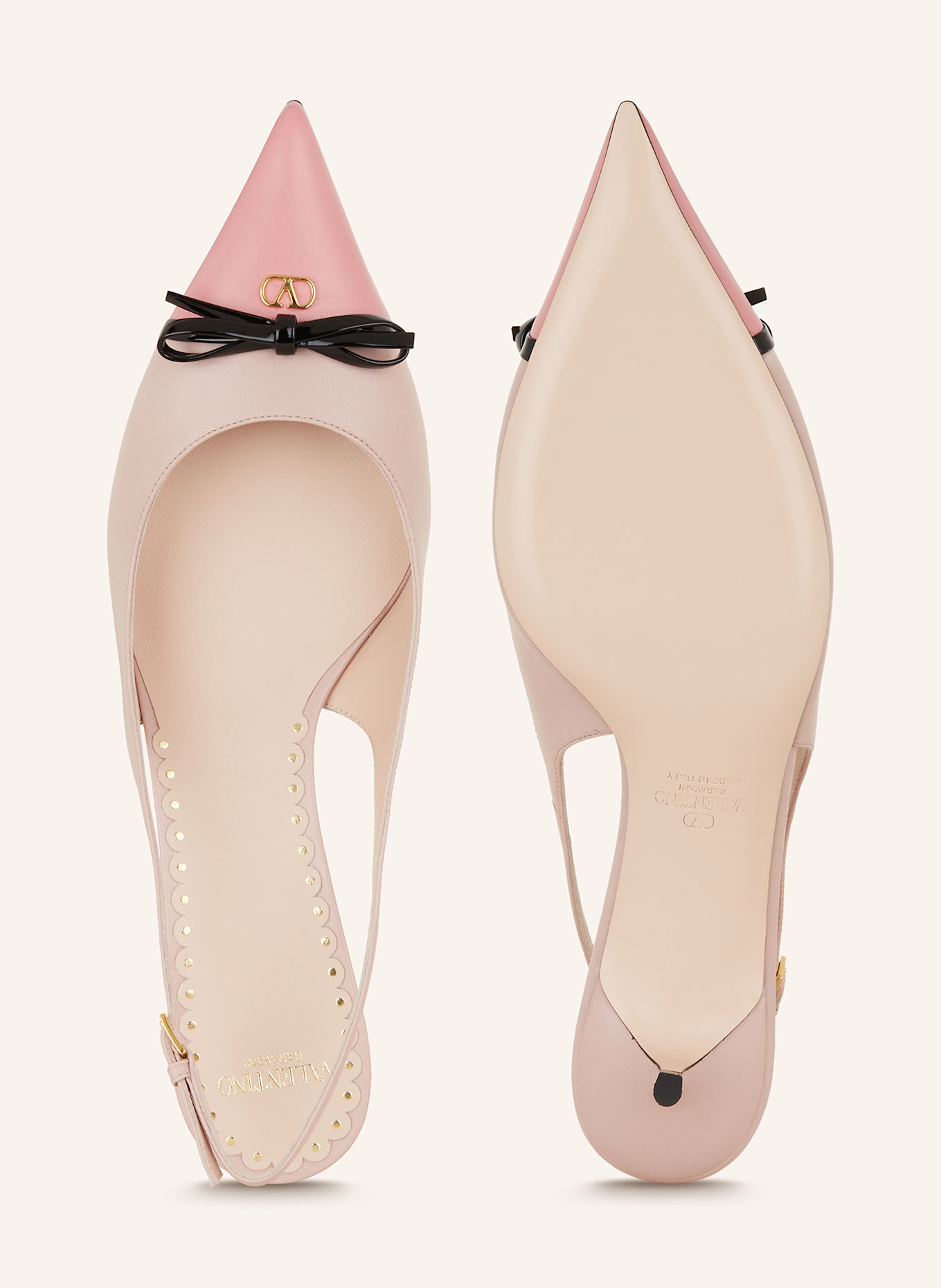 VALENTINO GARAVANI Slingpumps VLOGO: ROSA/ HELLROSA