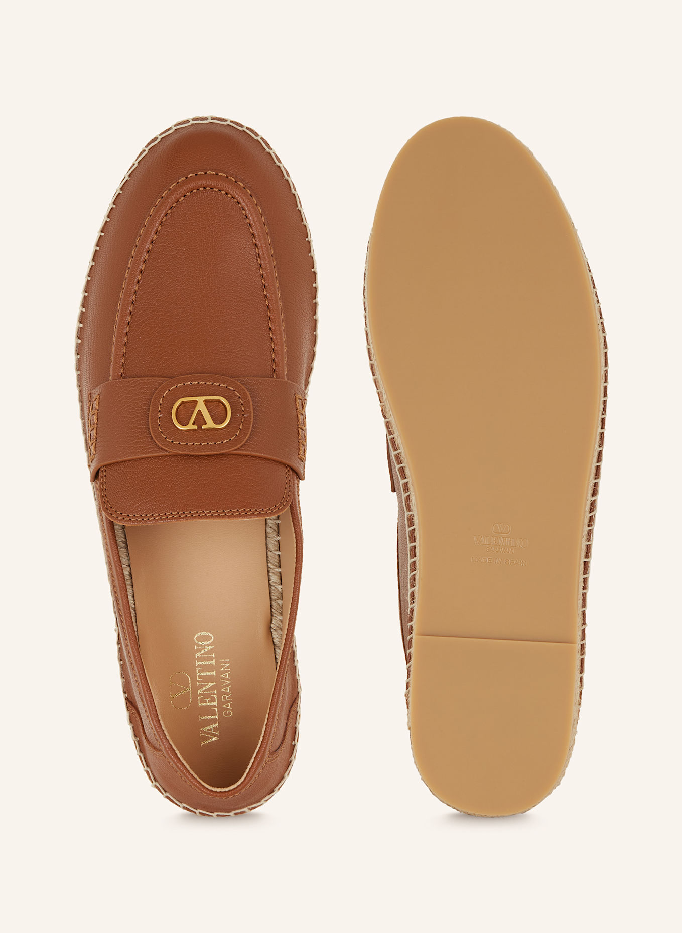 VALENTINO GARAVANI Espadrilles NEW LEISURE: BRAUN