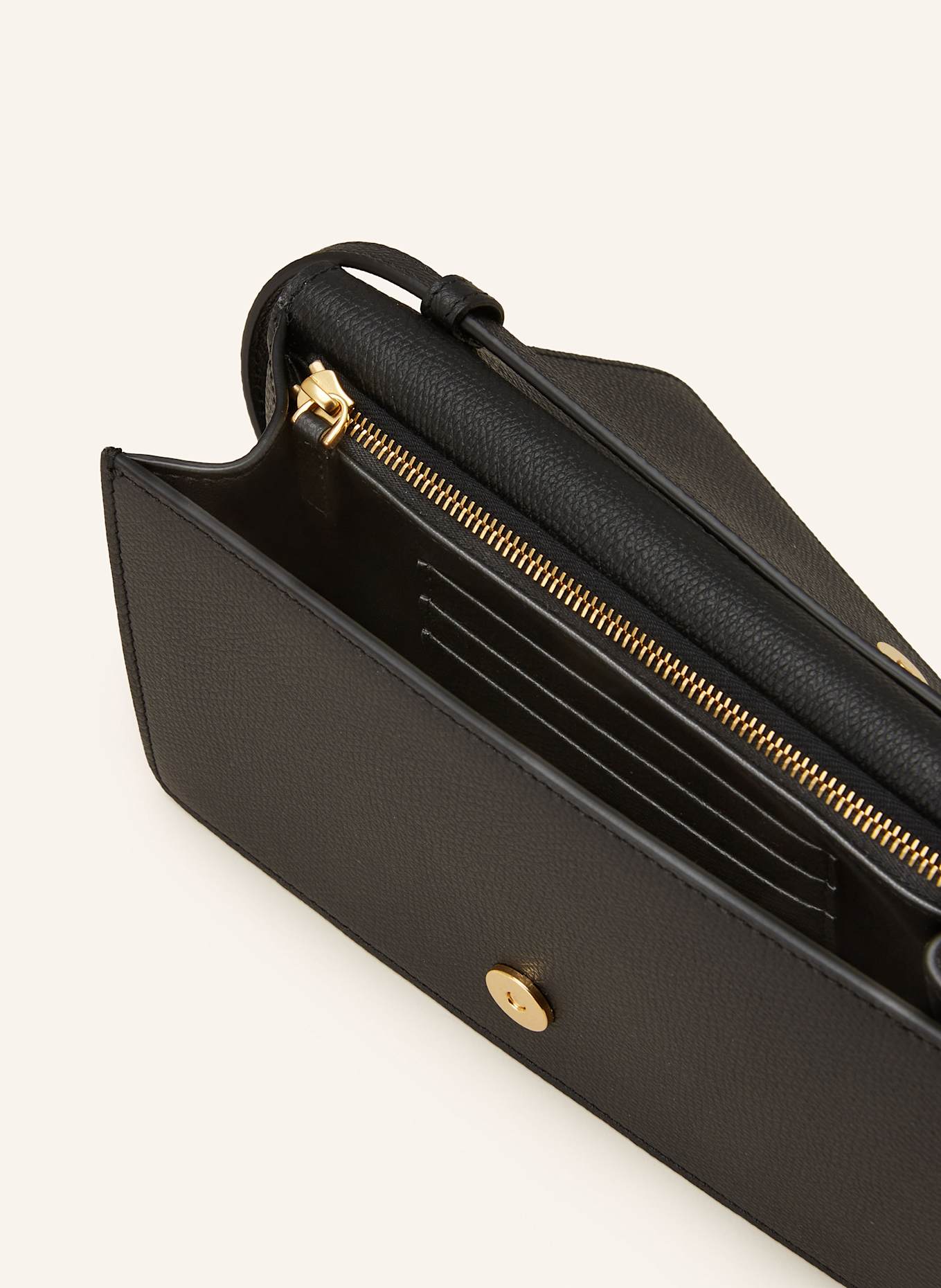 VALENTINO GARAVANI Geldbörse VLOGO SIGNATURE zum Umhängen: SCHWARZ