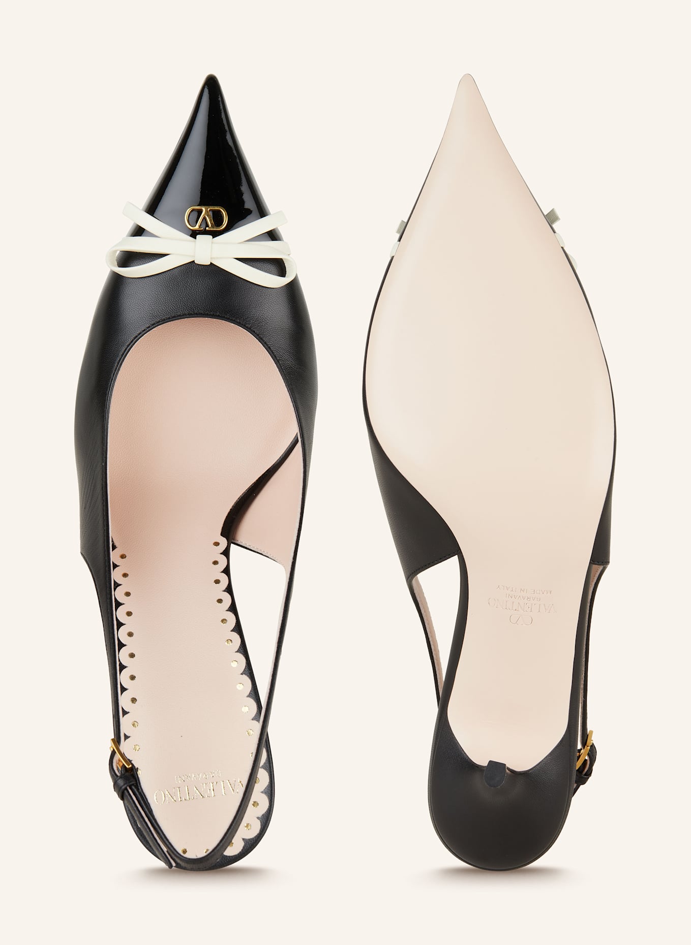 VALENTINO GARAVANI Slingpumps VERNICE: SCHWARZ
