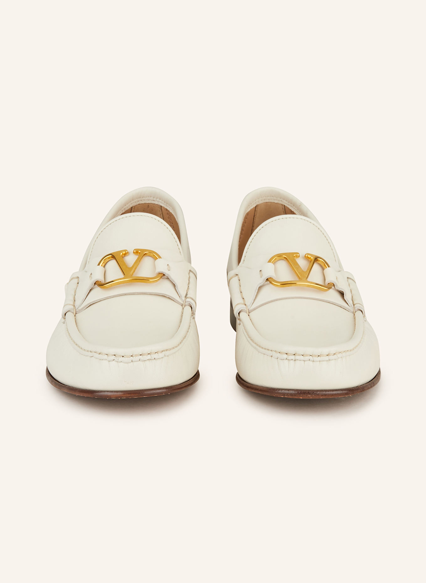 VALENTINO GARAVANI Loafers VLOGO SIGNATURE: ECRU