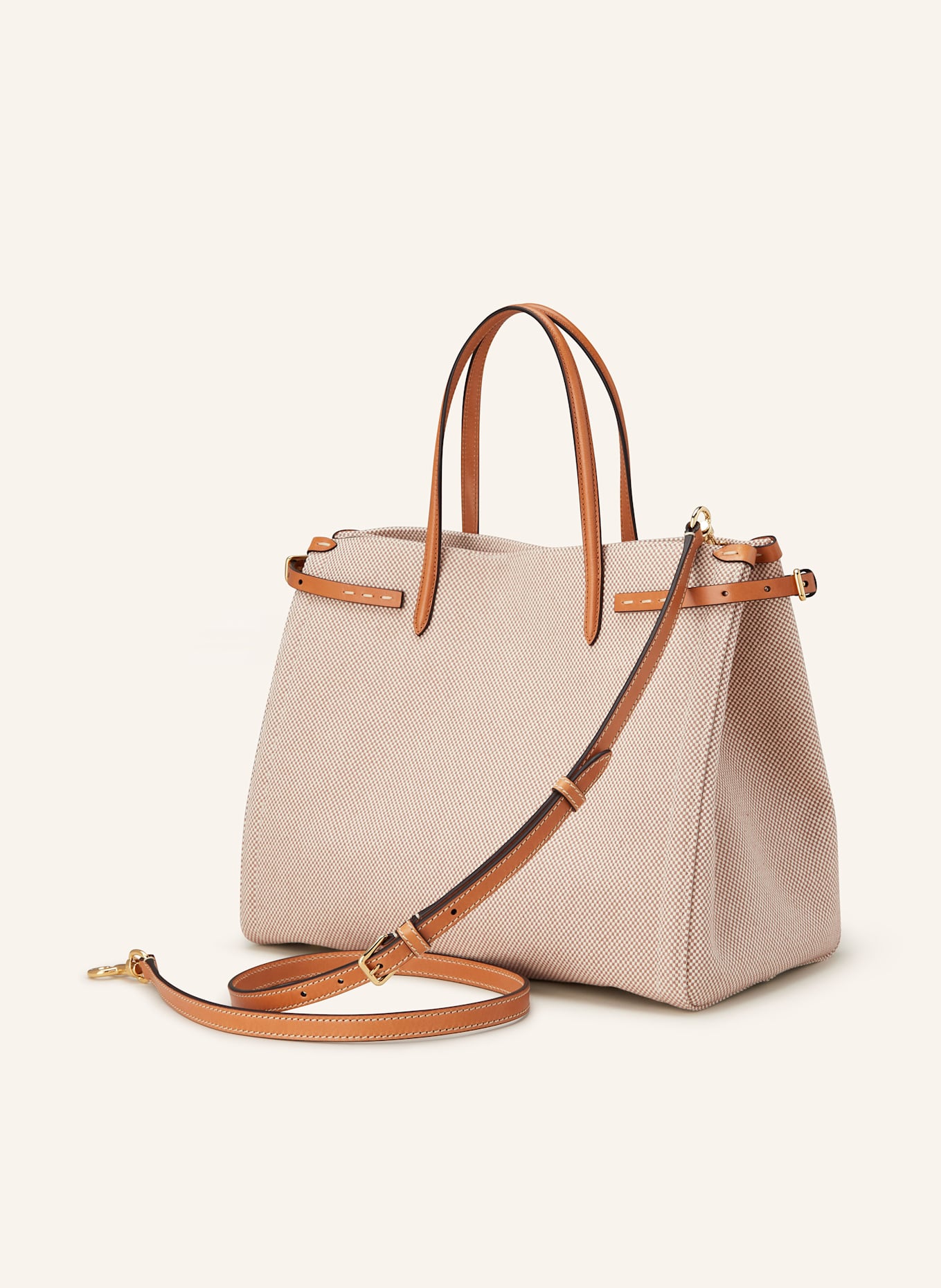 VALENTINO GARAVANI Handtasche ANTIBES MEDIUM: BEIGE/ CAMEL