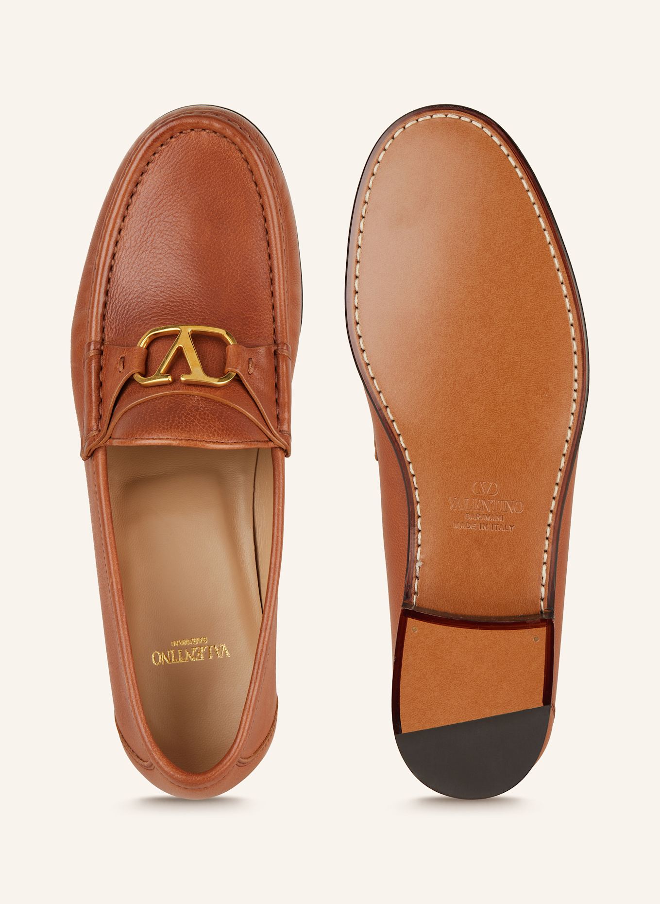VALENTINO GARAVANI Loafer: BRAUN