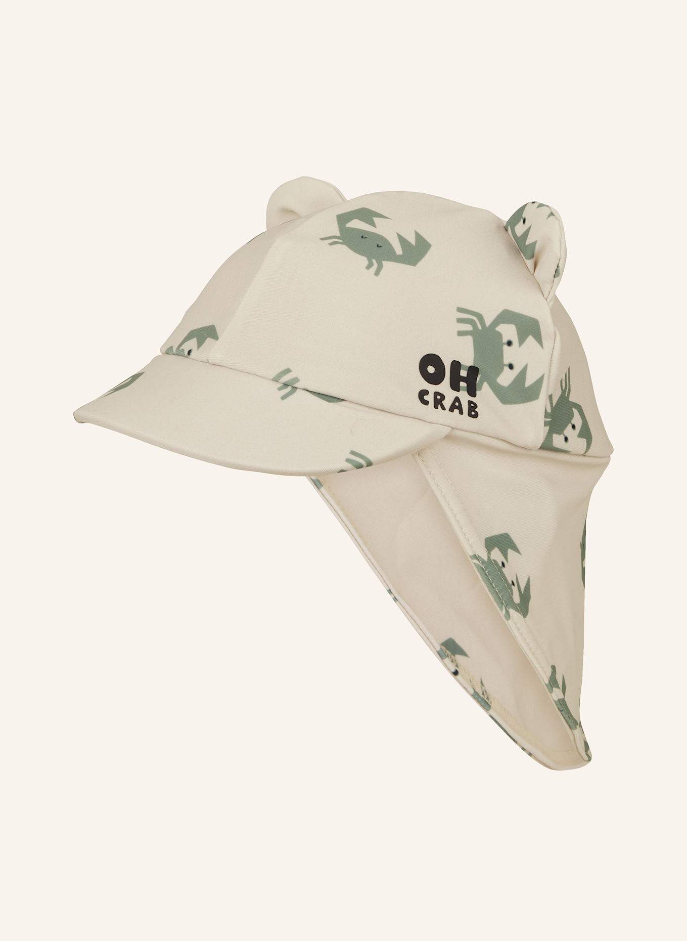 LIEWOOD Cap SENIA: CREME/ GRÜN