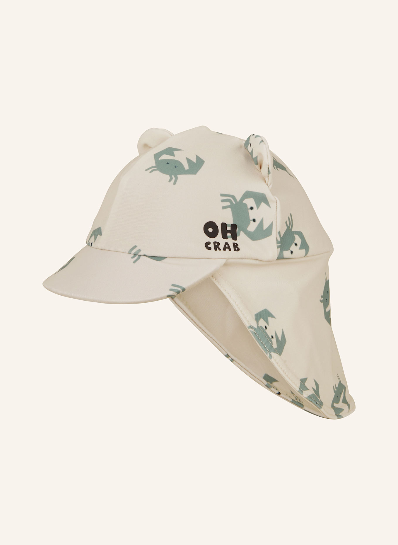LIEWOOD Cap SENIA: CREME/ GRÜN