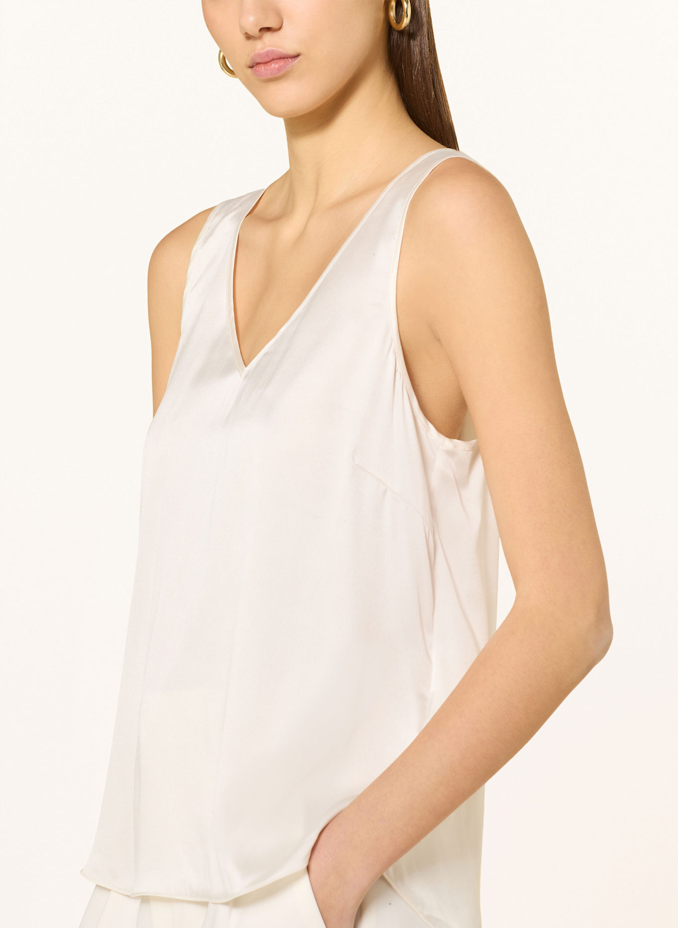 MOS MOSH Halenkový top MMASTRID z hedvábí: REŽNÁ