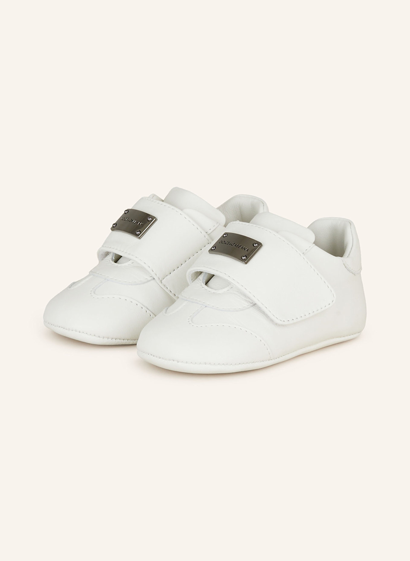 DOLCE & GABBANA Krabbelschuhe: WEISS