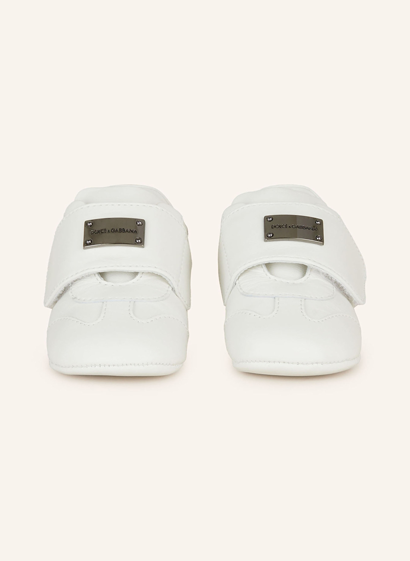 DOLCE & GABBANA Krabbelschuhe: WEISS