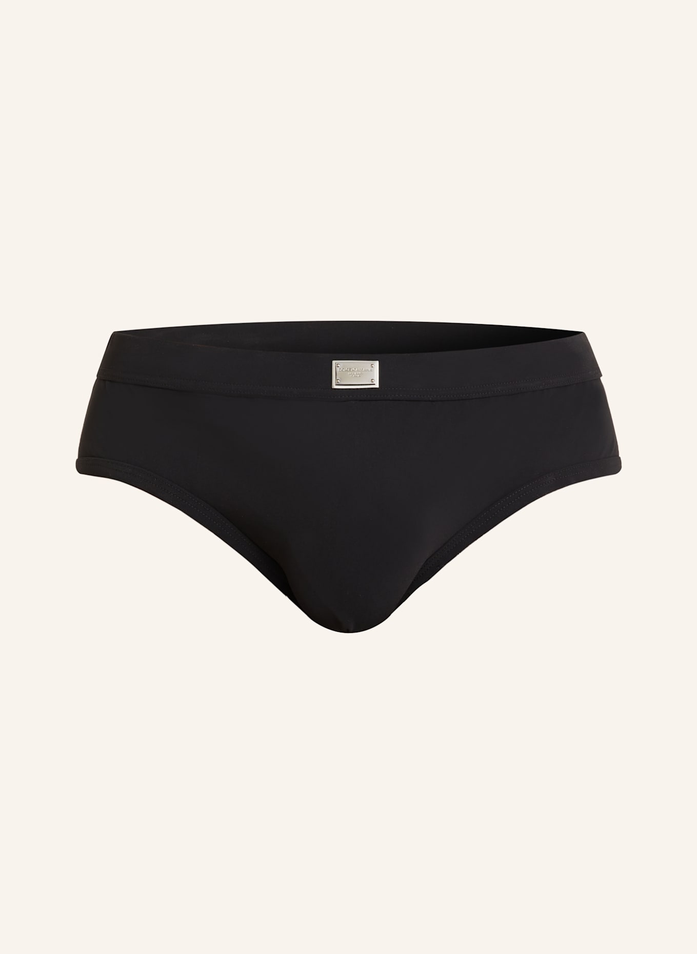 DOLCE & GABBANA Koupací slipy JERSEY INDEM.: ČERNÁ