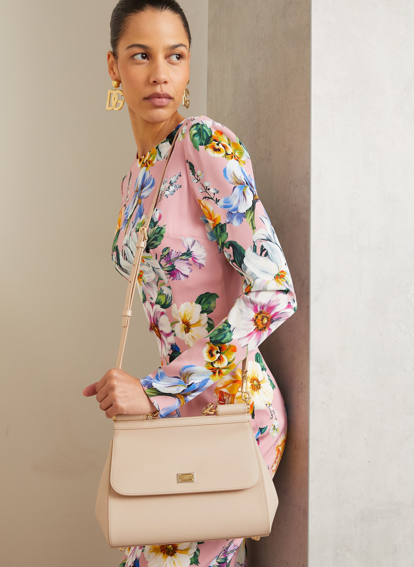 DOLCE & GABBANA Handtasche SICILY LARGE: HELLROSA