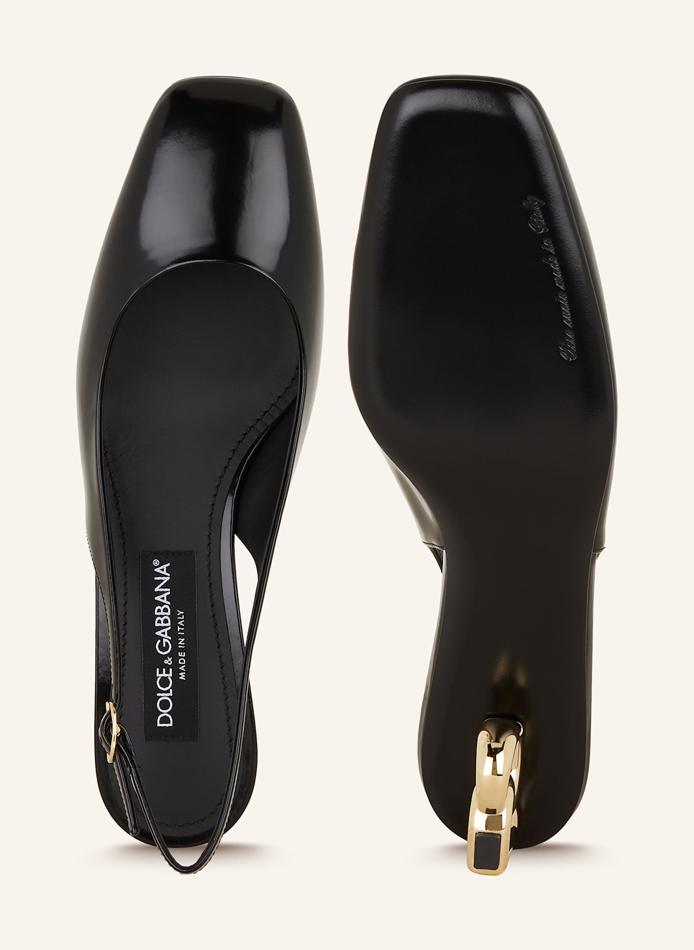 DOLCE & GABBANA Slingpumps: SCHWARZ