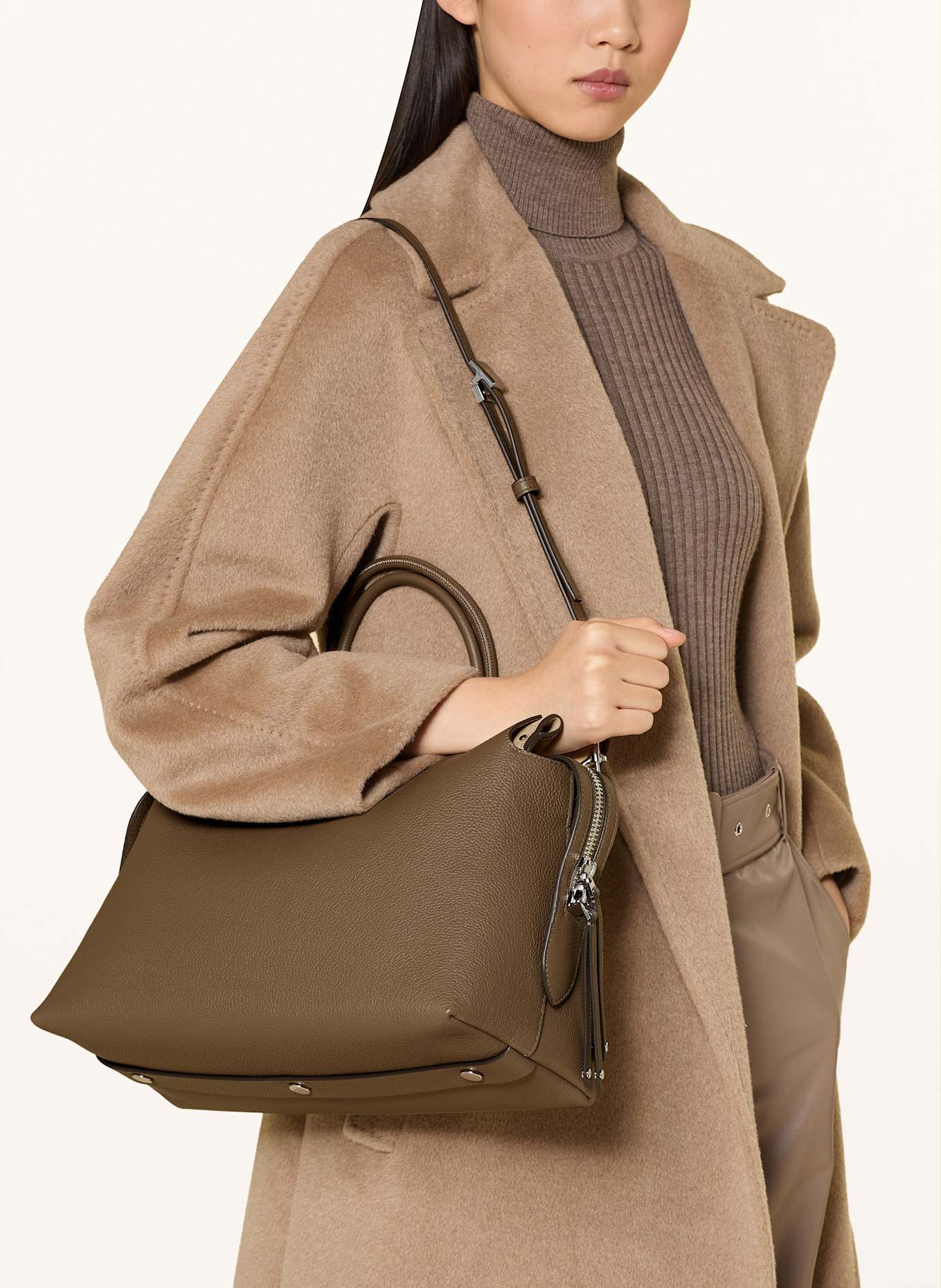 TORY BURCH Handbag MERCER LARGE: TAUPE