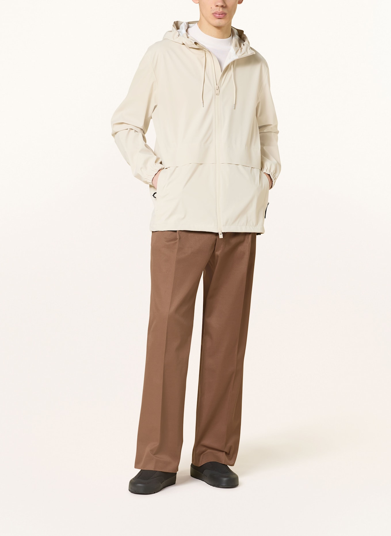 RAINS Regenjacke SUVA: CREME