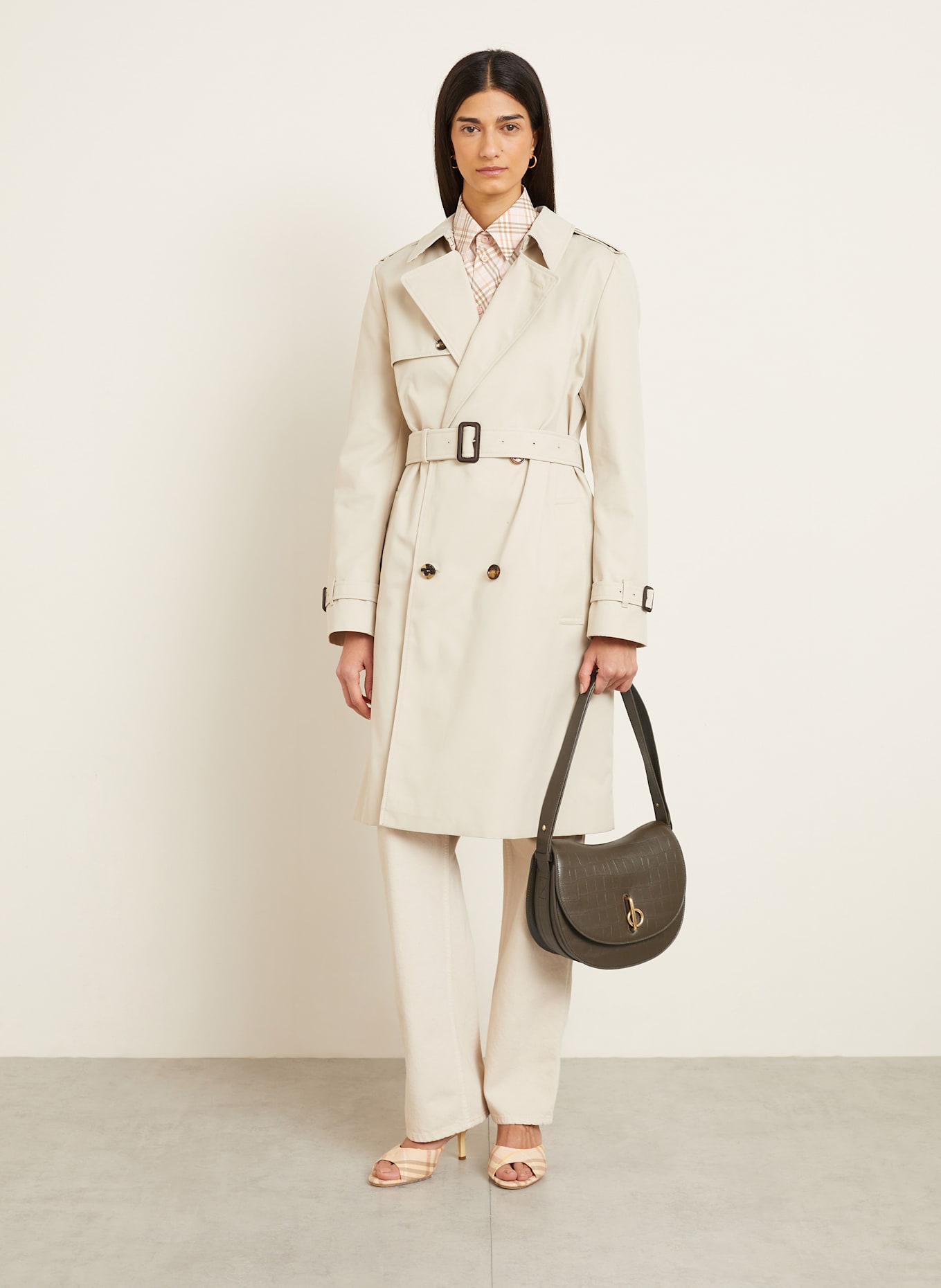 BURBERRY Umhängetasche ROCKING HORSE MEDIUM: OLIV