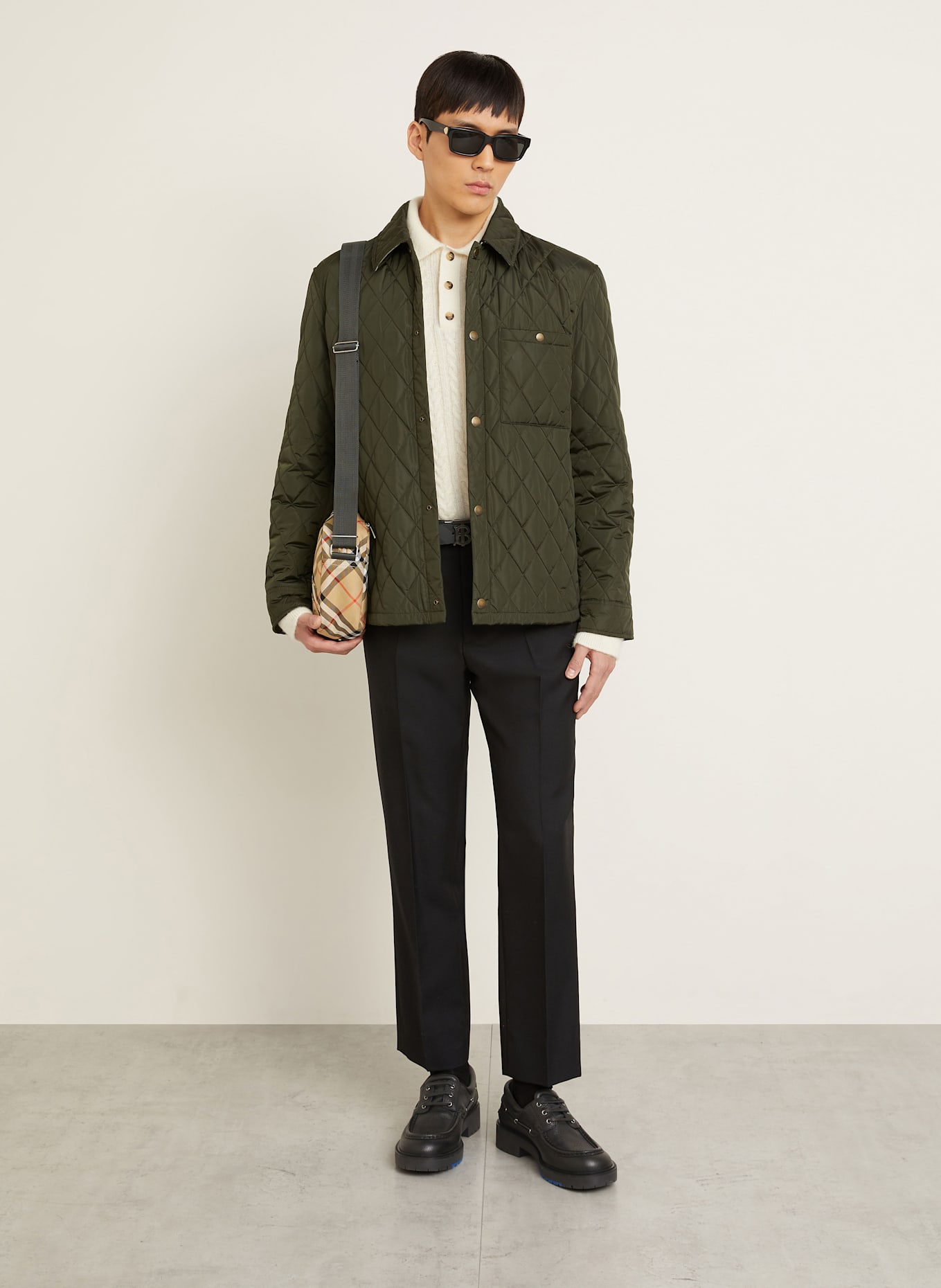 BURBERRY Kurtka pikowana: KHAKI