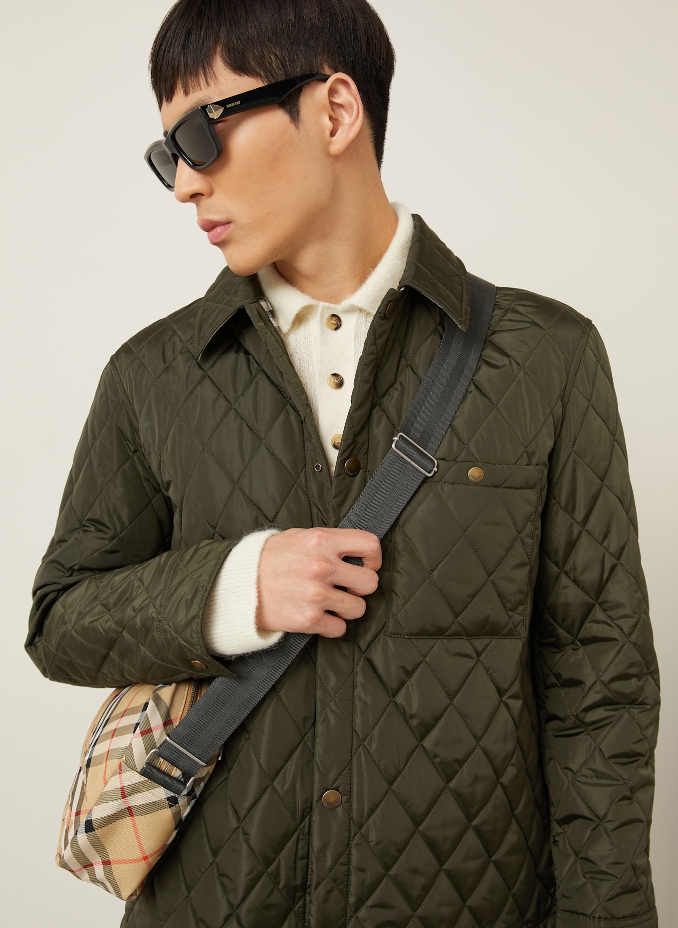 BURBERRY Kurtka pikowana: KHAKI