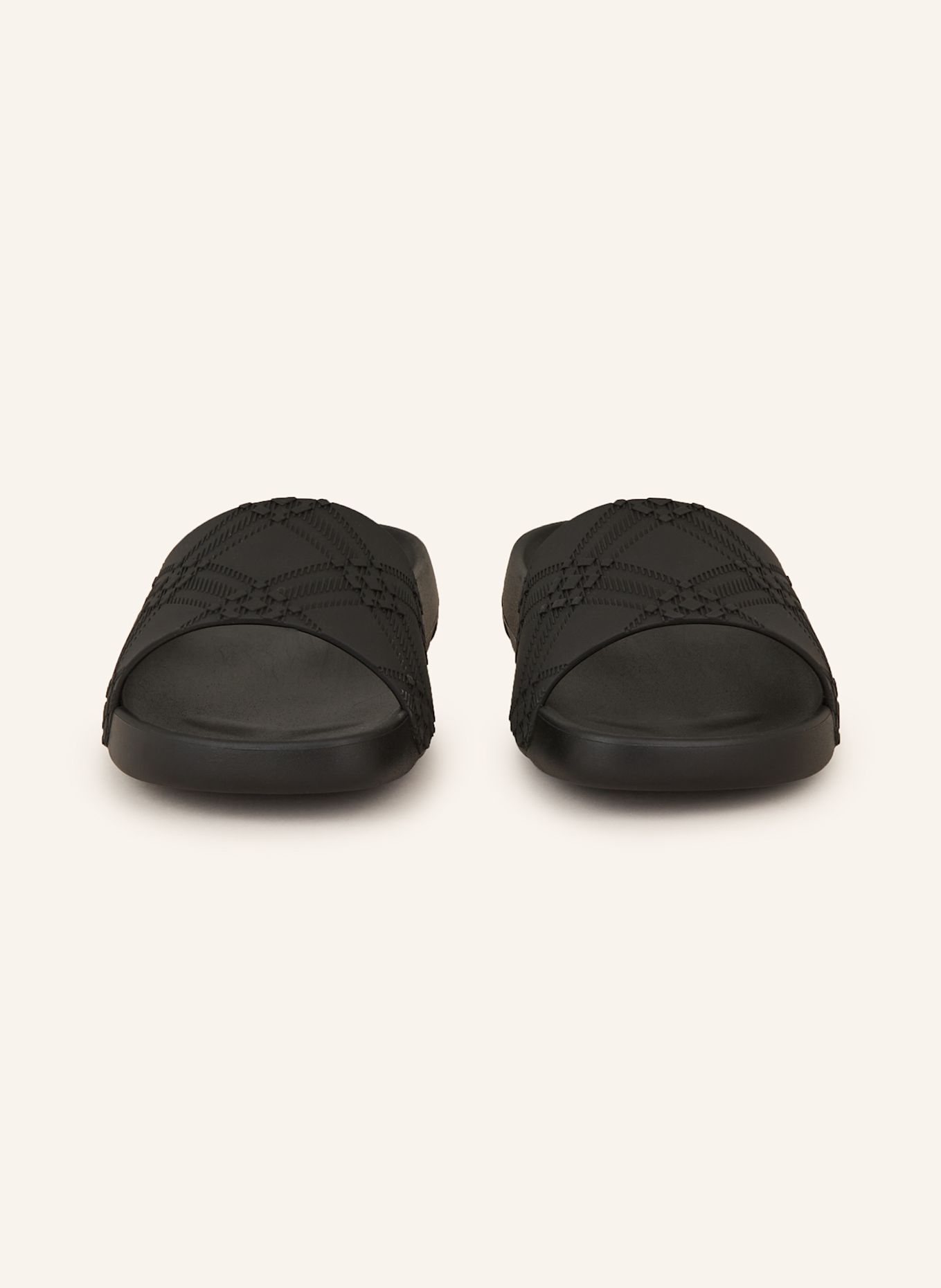 BURBERRY Klapki DIVE: CZARNY