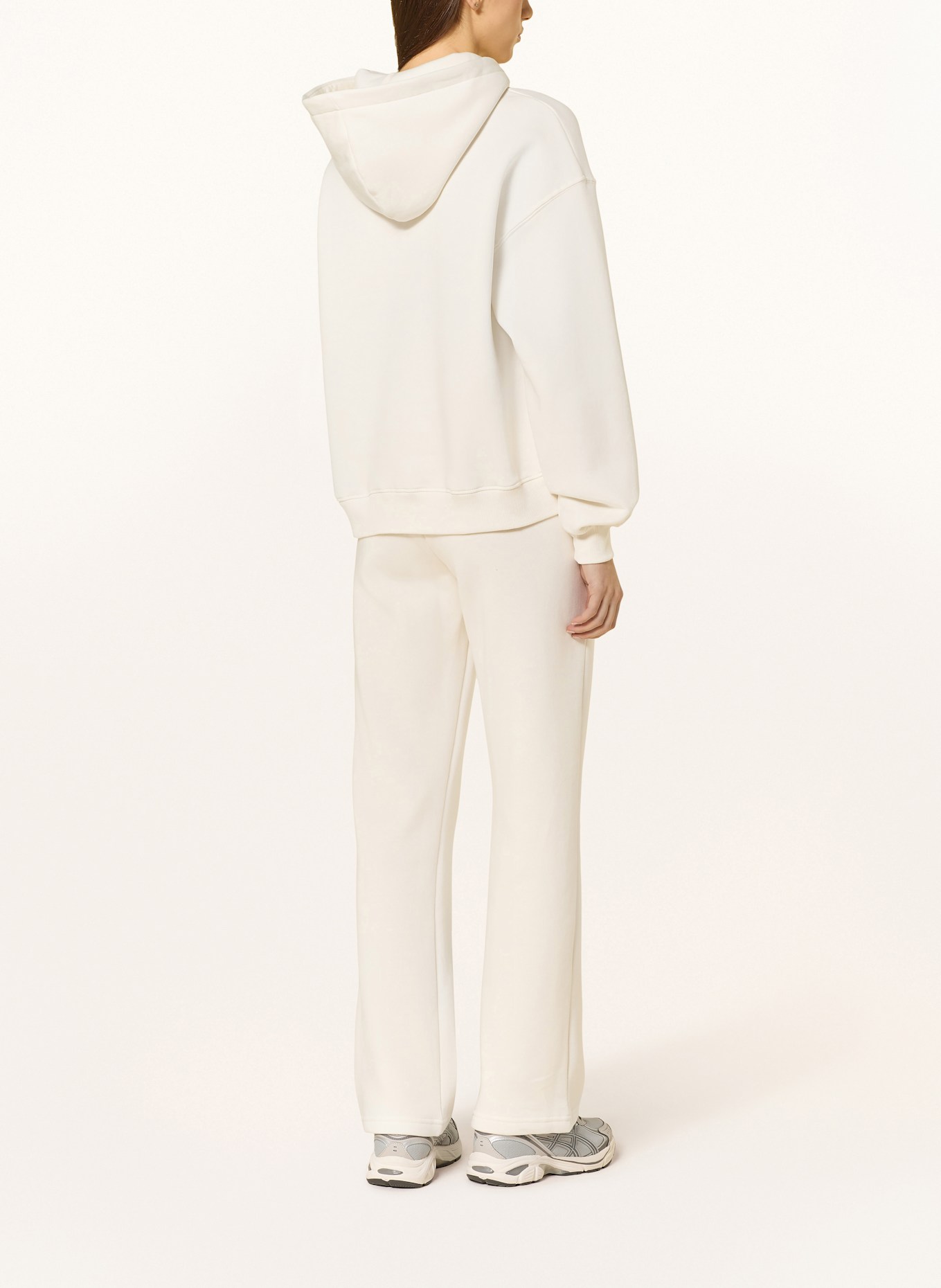 gina Maglietta tricot Hoodie: ECRU