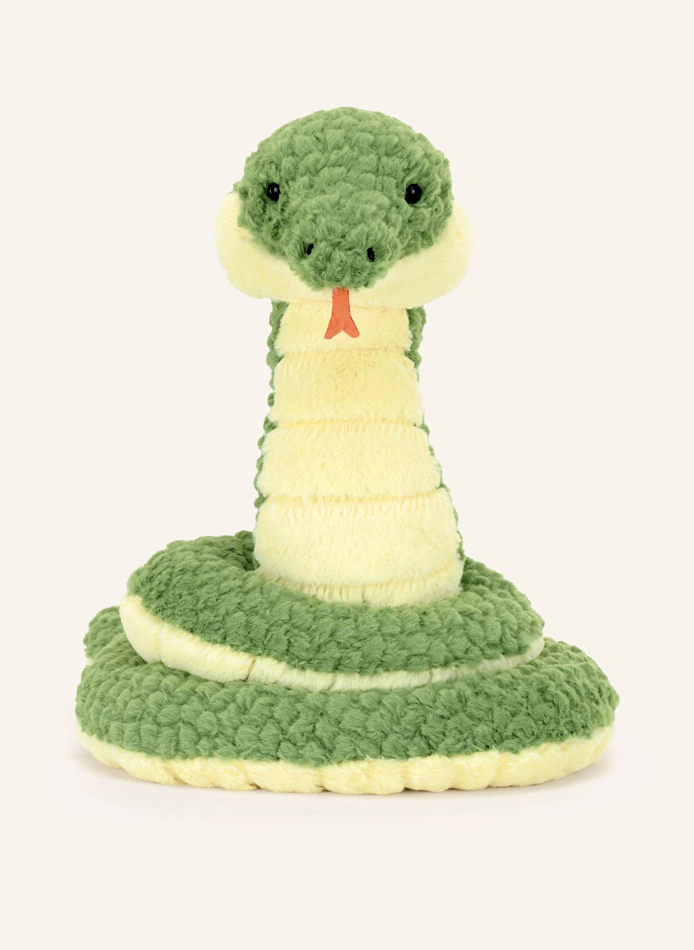 Jellycat Zabawka pluszowa wąż CIZI SNAKE: ZIELONY / ECRU