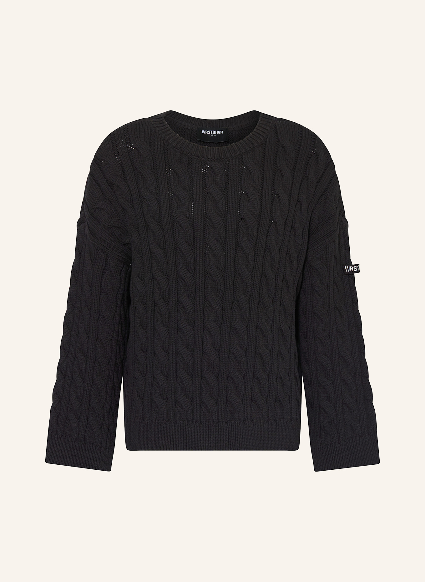 WRSTBHVR Pullover IMRAN: SCHWARZ