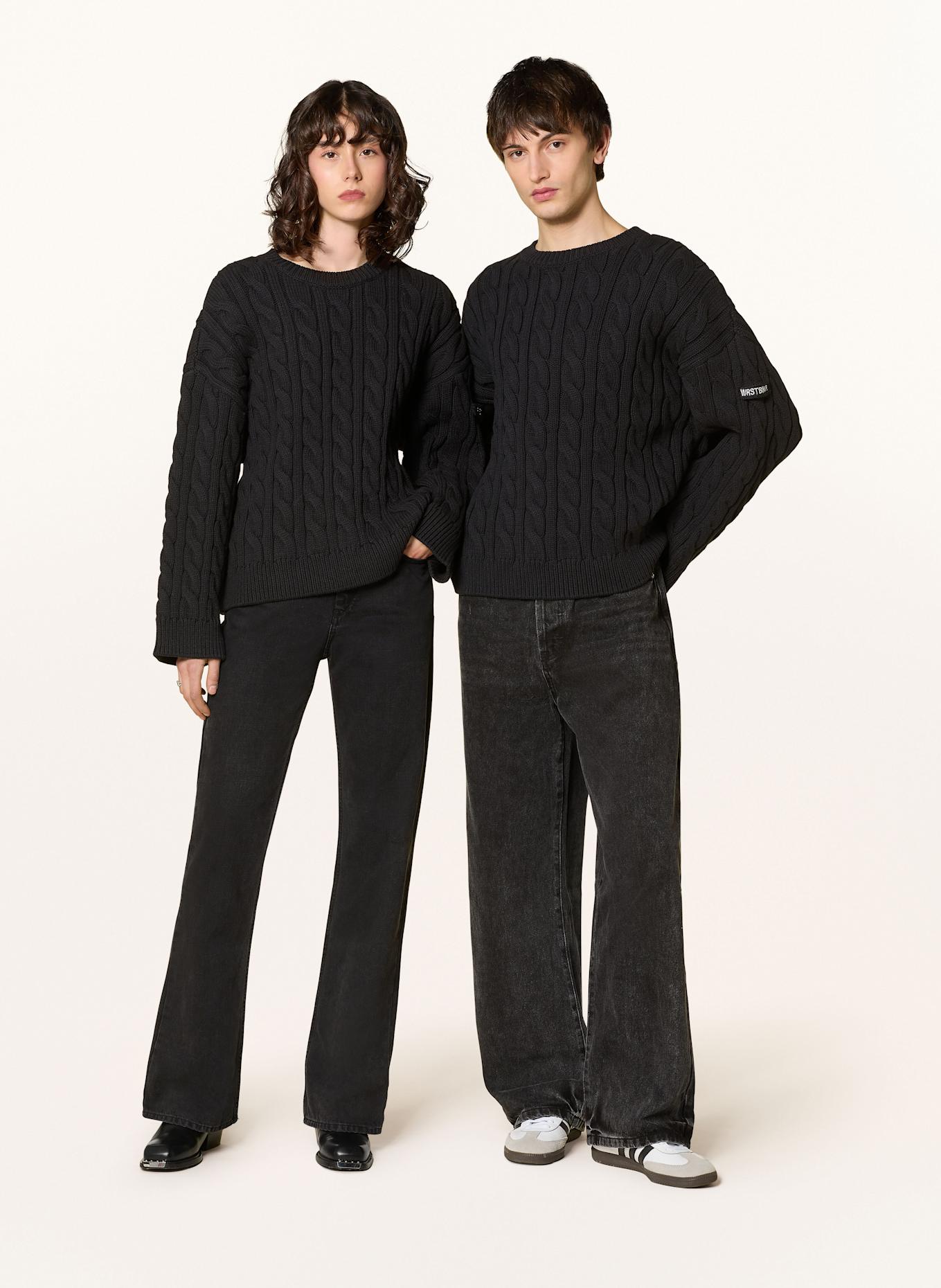 WRSTBHVR Pullover IMRAN: SCHWARZ