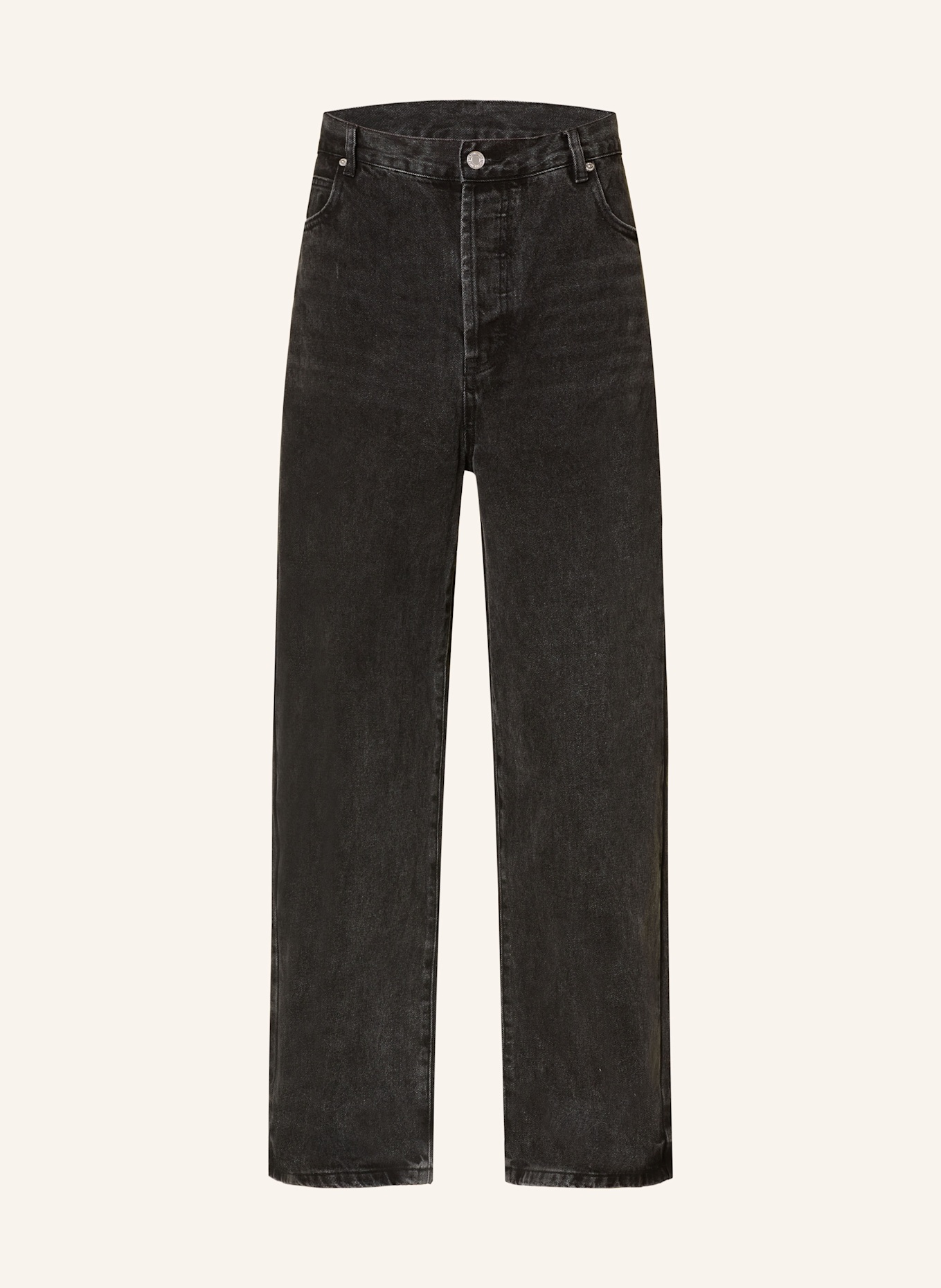 WRSTBHVR LEMMY baggy fit jeans: FADED BLACK