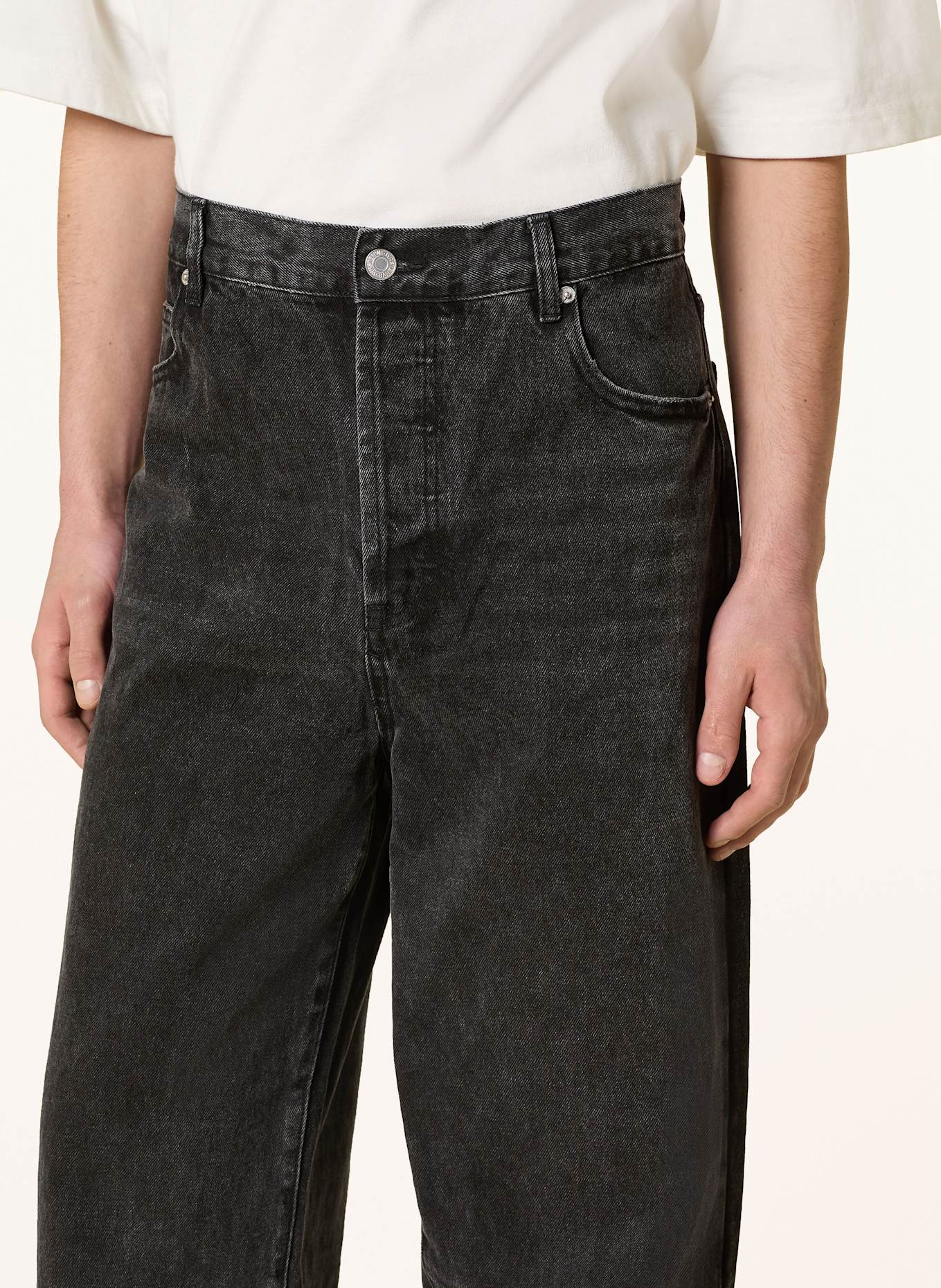 WRSTBHVR LEMMY baggy fit jeans: FADED BLACK