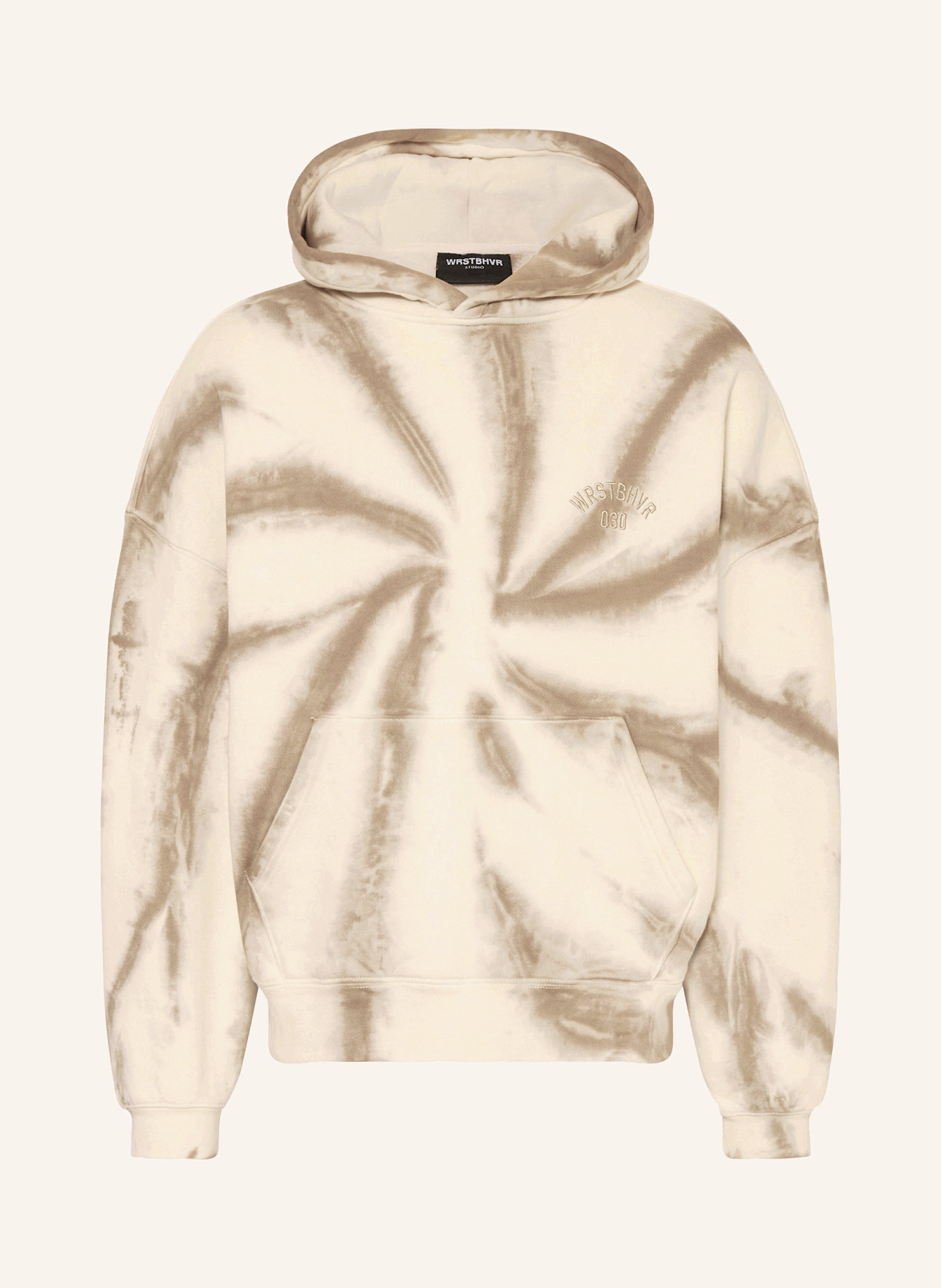 WRSTBHVR Mikina s kapucí EROL: KRÉMOVÁ / BÉŽOVÁ / ŠEDÁ