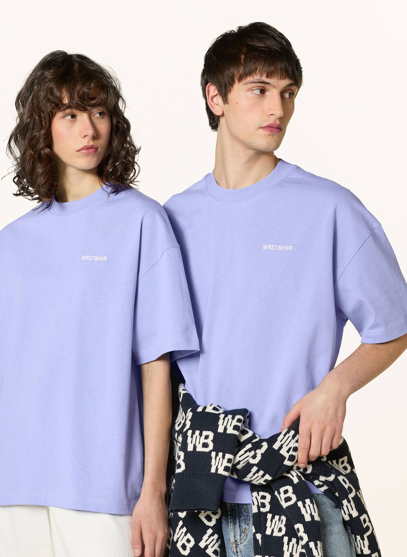 WRSTBHVR T-Shirt DEJO: HELLBLAU