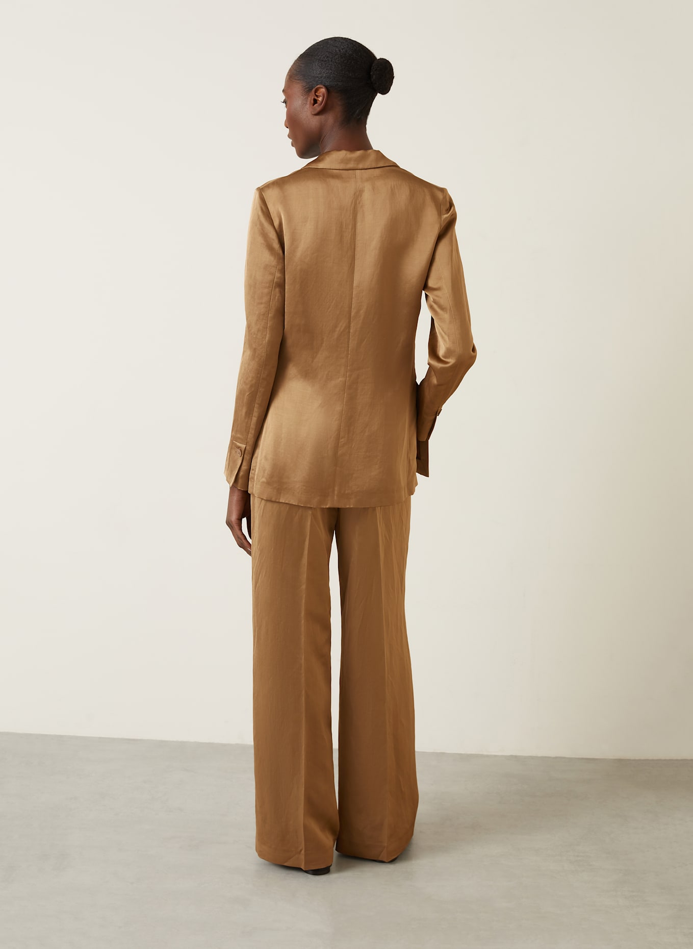 IRIS von ARNIM Blezer LEXIE z lnem: BRĄZOWY