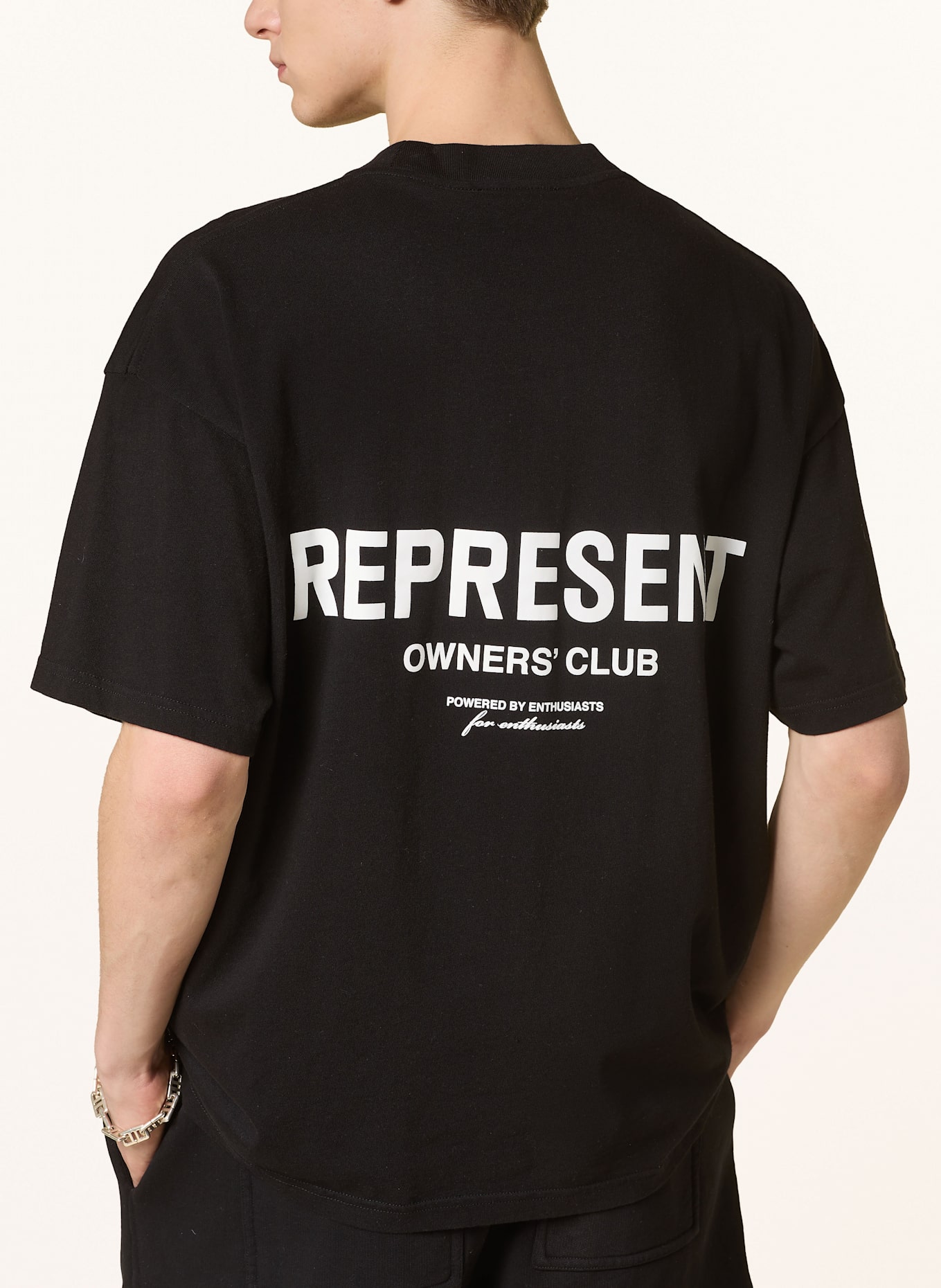 REPRESENT T-shirt, Color: 001 BLACK (Image 4)