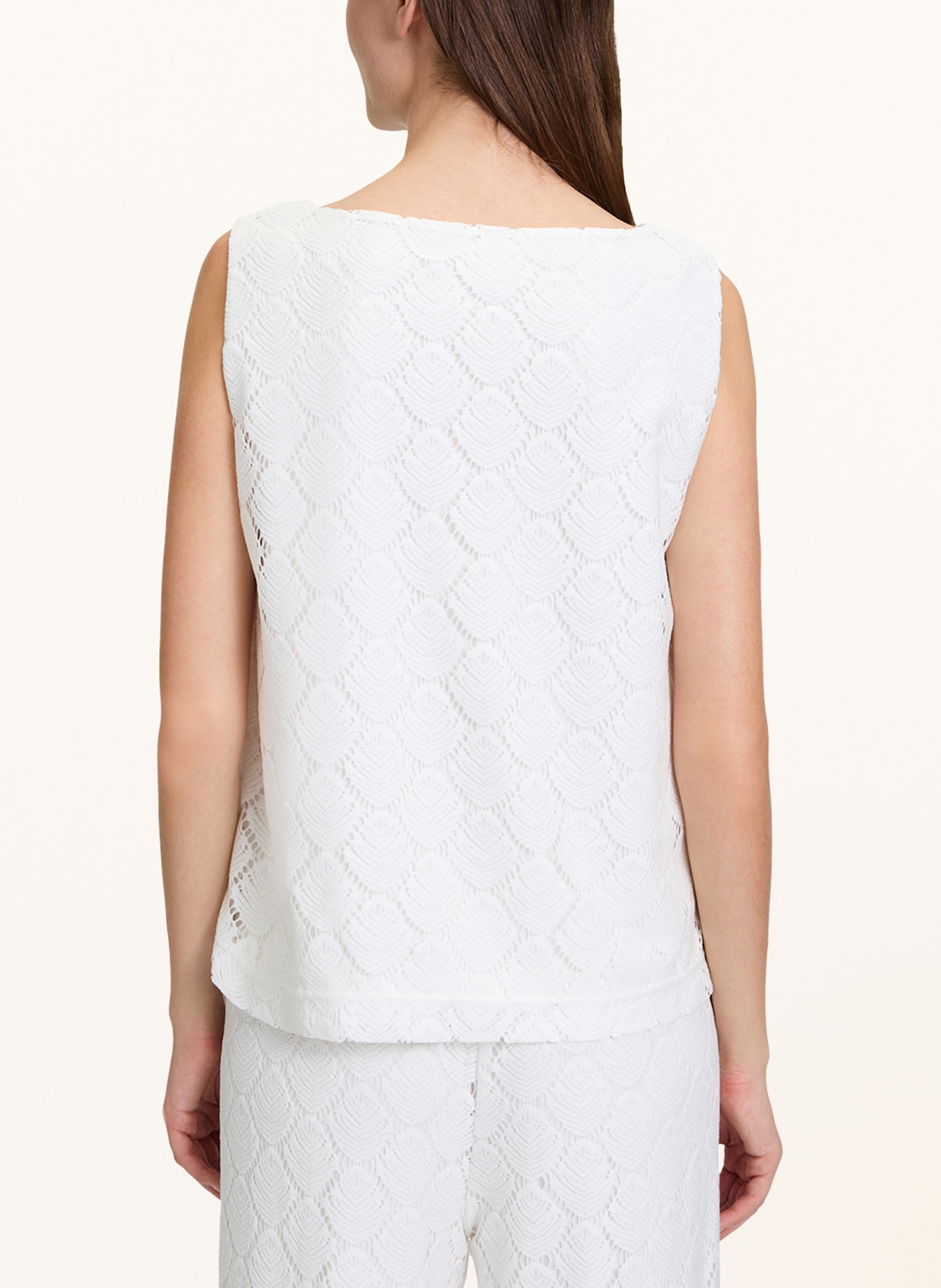 BETTY&CO Top aus Spitze: ECRU