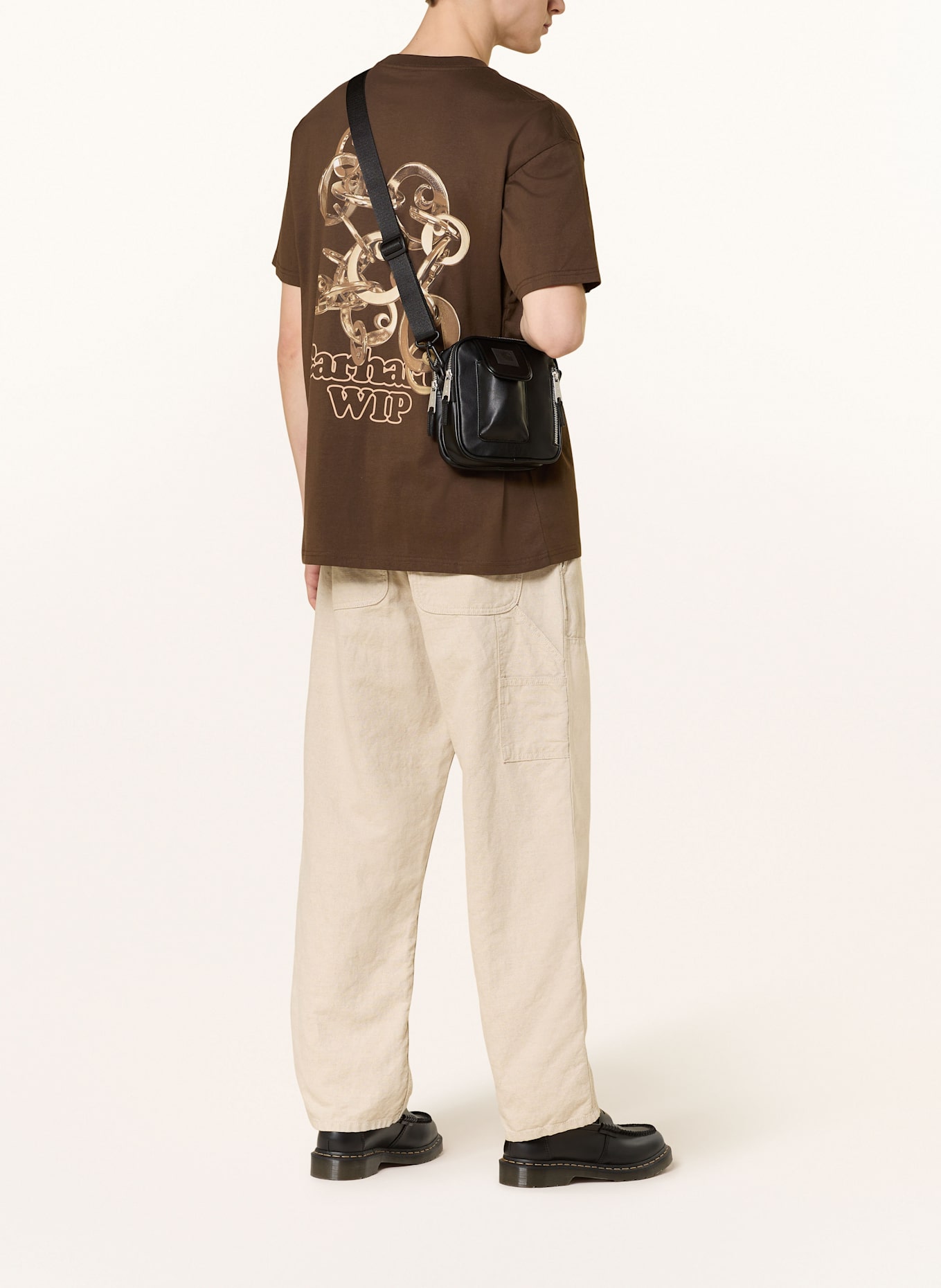 carhartt WIP T-Shirt LINKED CHARMS: BRAUN