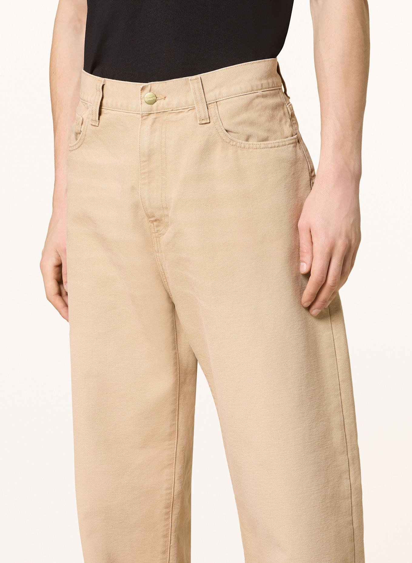 carhartt WIP LANDON regular fit jeans: LIGHT BROWN