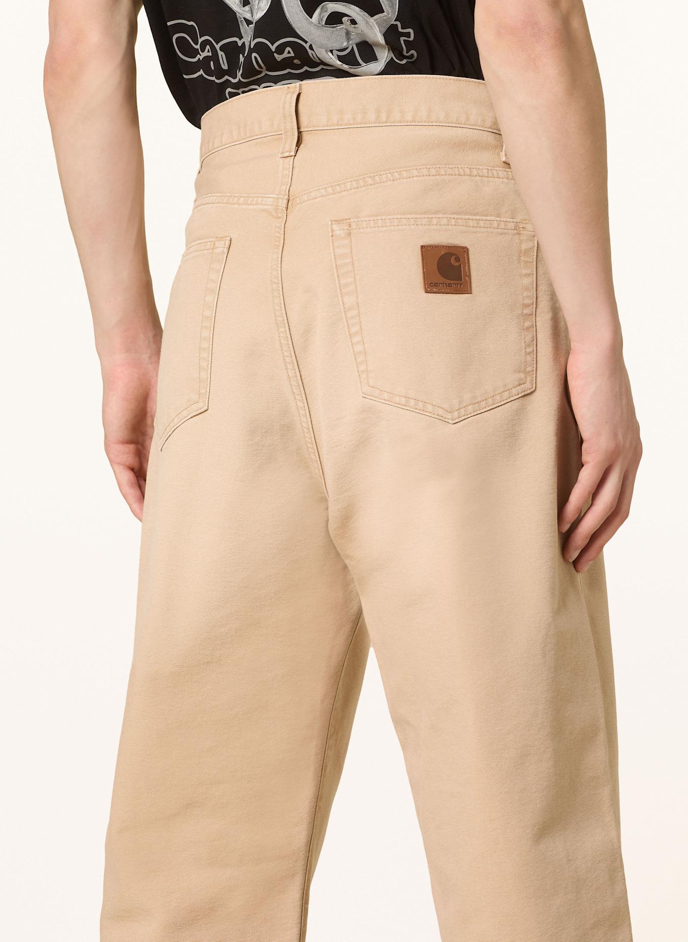 carhartt WIP LANDON regular fit jeans: LIGHT BROWN