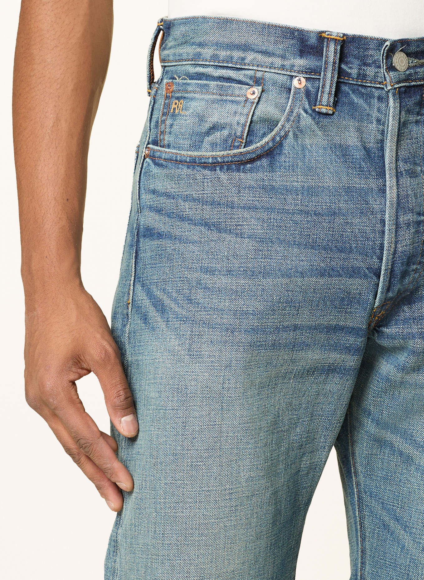 RRL la doublej pink pants: 010 HILLSVIEW WASH