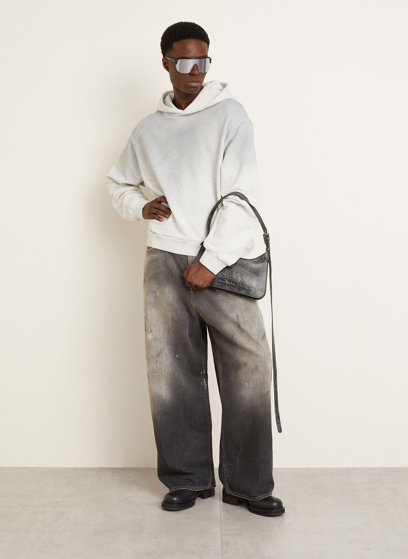 Acne Studios Hoodie: GRAU