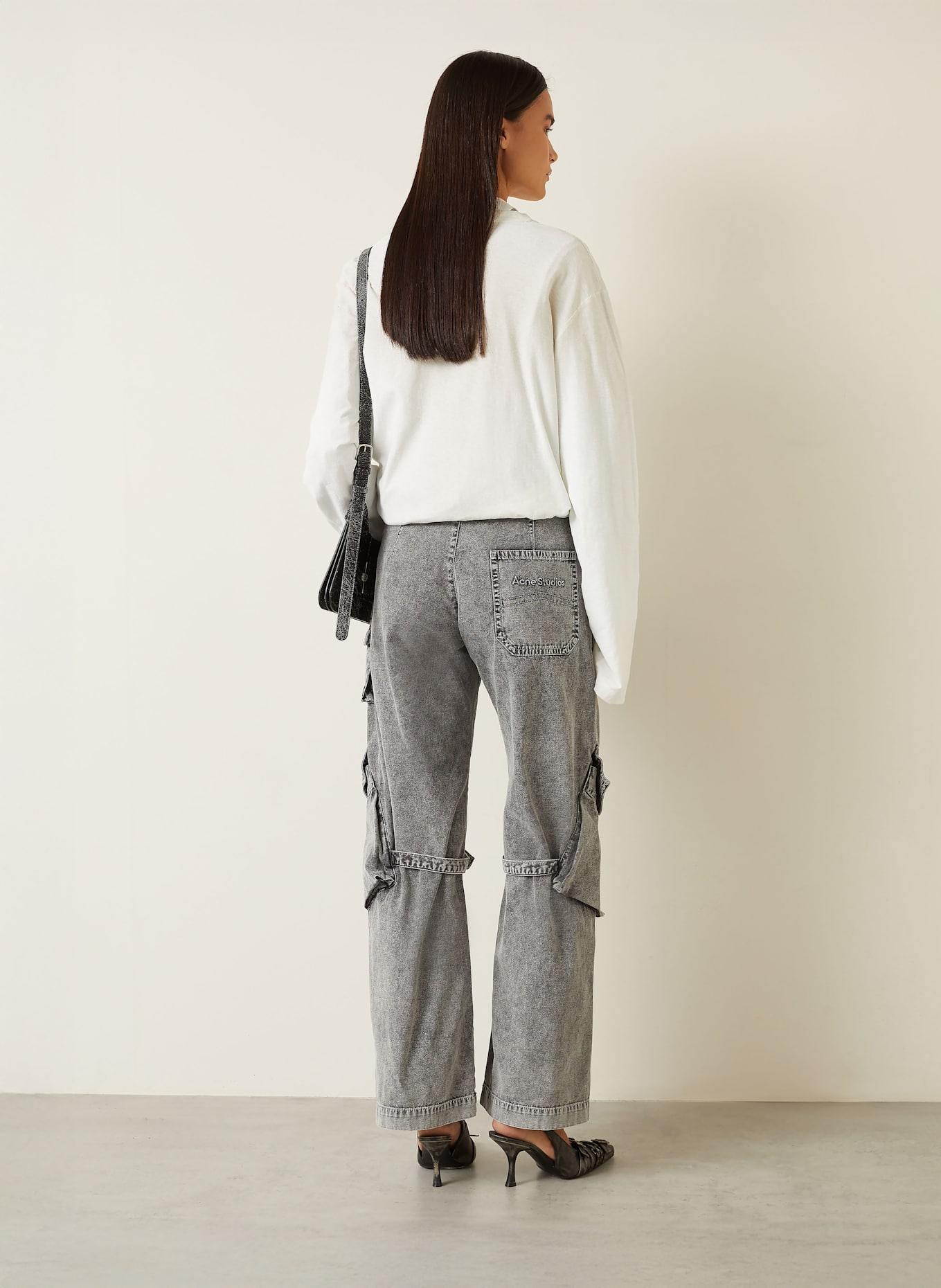 Acne Studios Cargojeans: WASHED ANTHRACITE