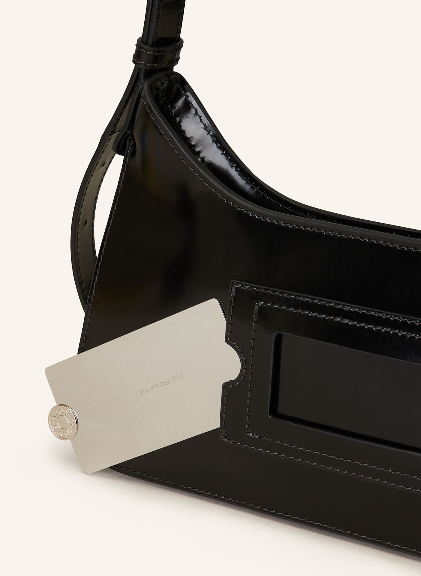 Acne Studios Shoulder bag: BLACK
