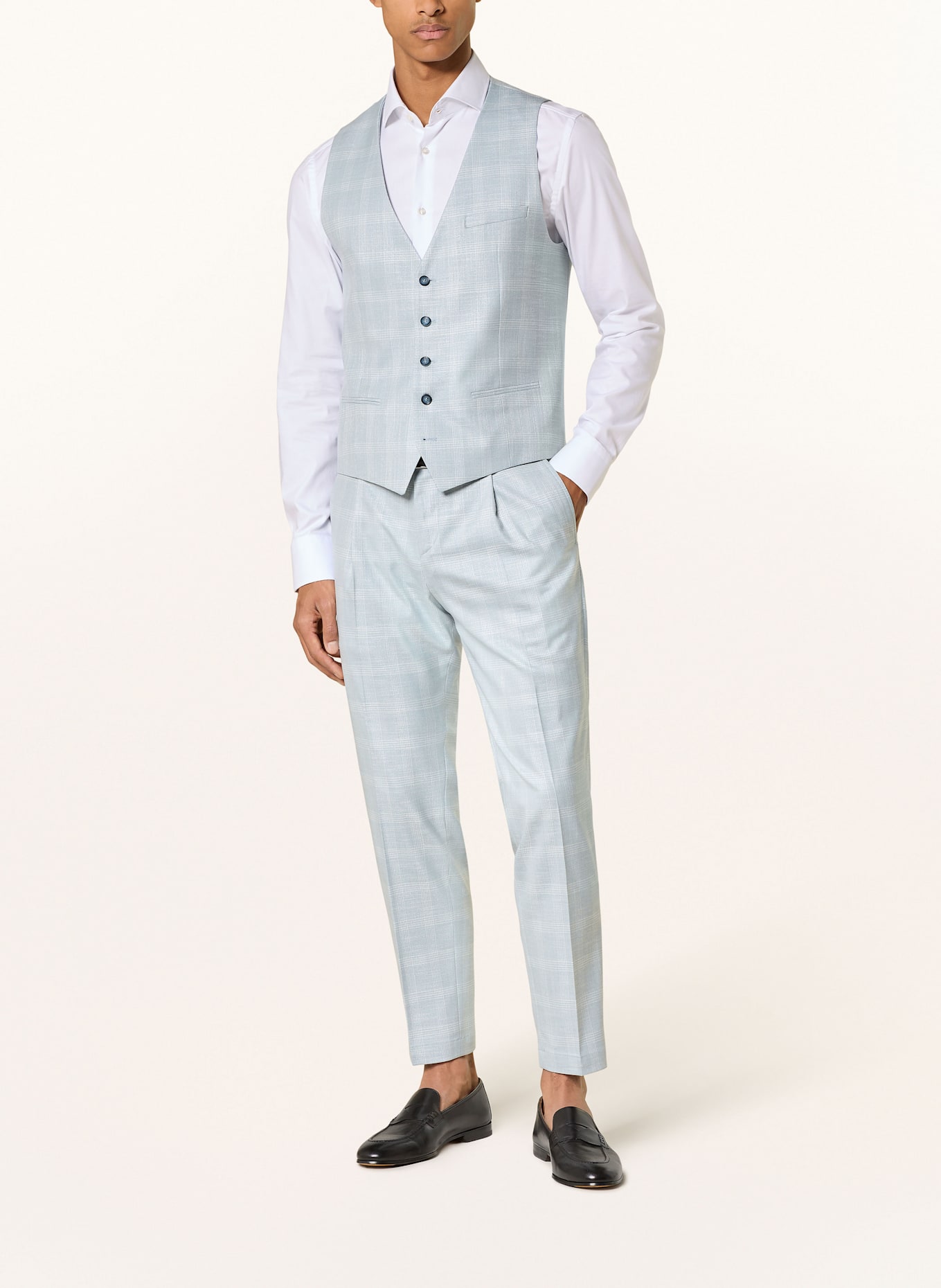 CINQUE Anzugweste CIVITRA Extra Slim Fit: 60 HELLBLAU