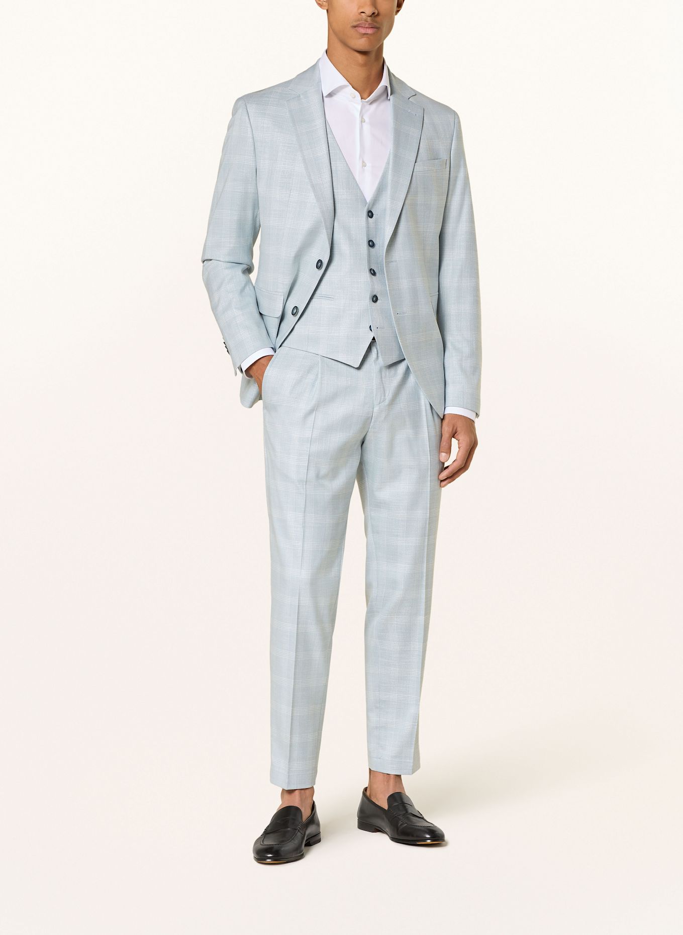 CINQUE Anzugweste CIVITRA Extra Slim Fit: 60 HELLBLAU