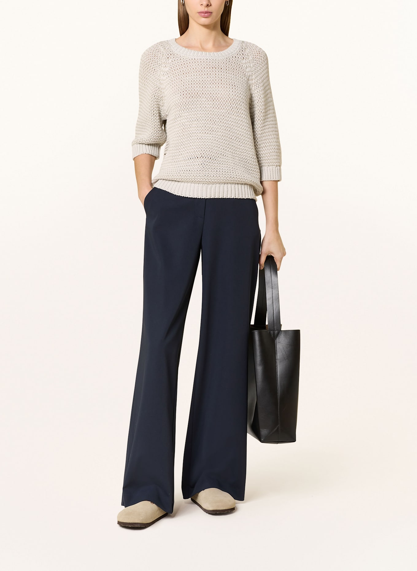 CINQUE Pullover CIANJE mit 3/4-Arm: CREME