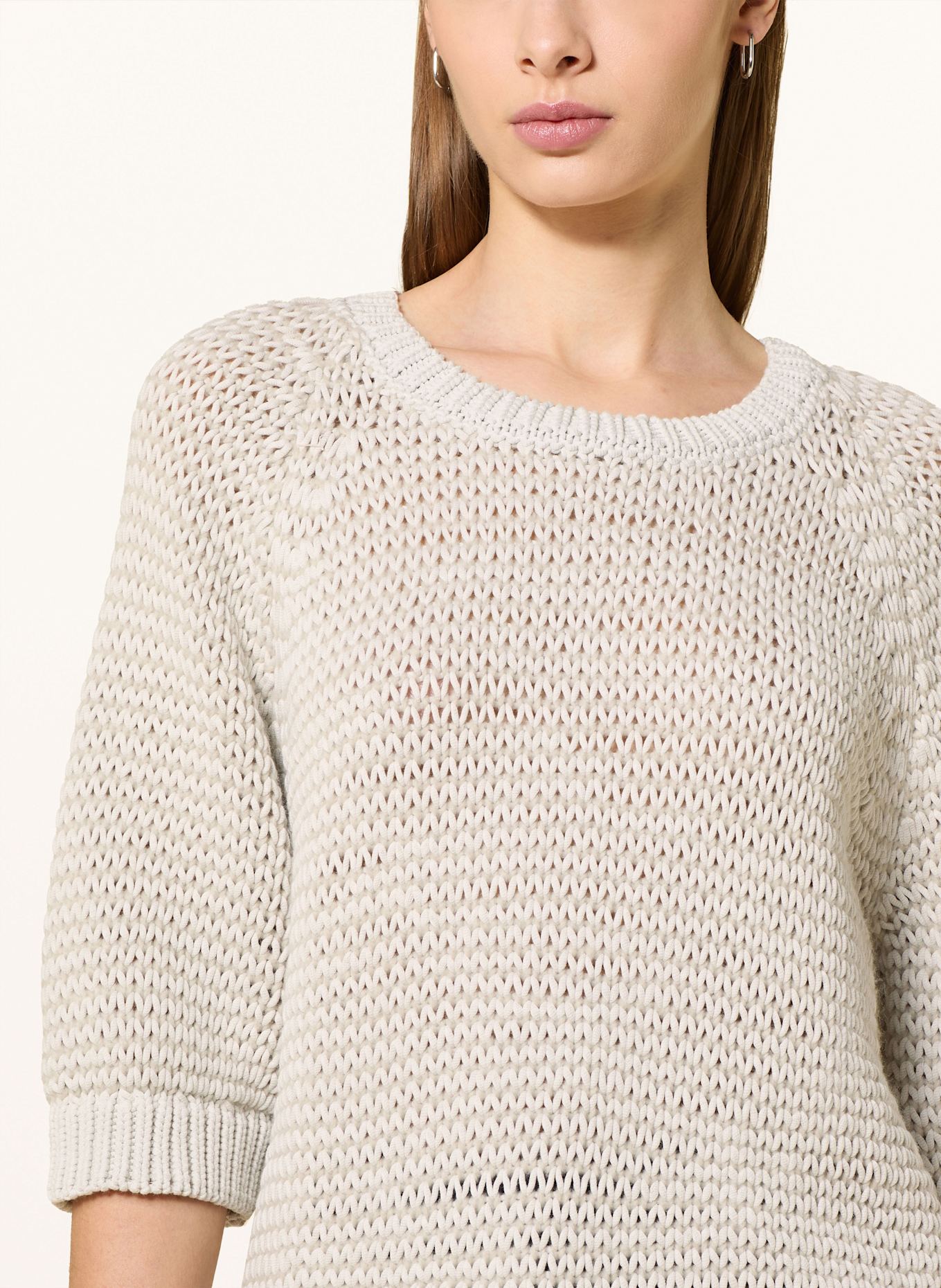 CINQUE Pullover CIANJE mit 3/4-Arm: CREME