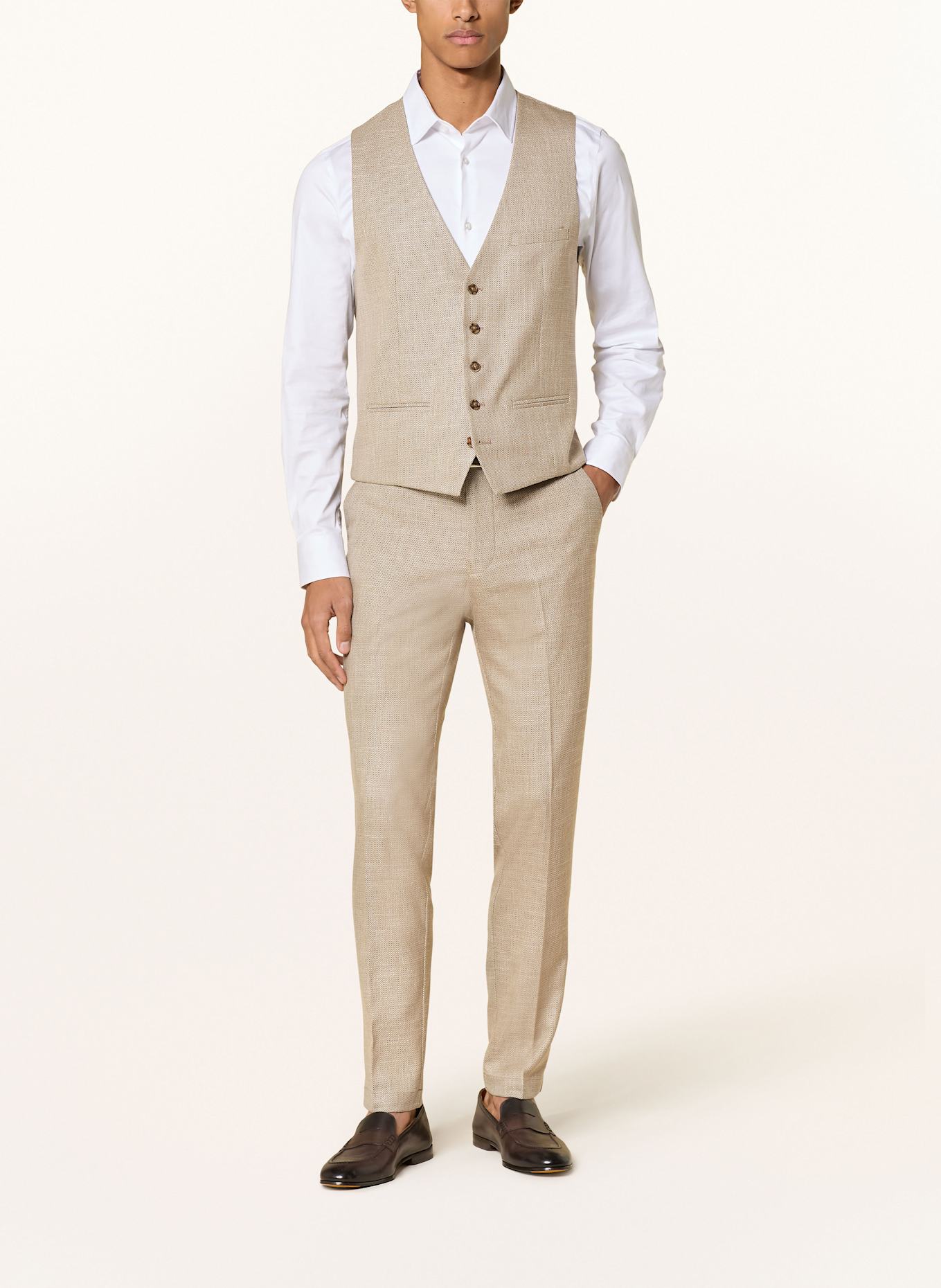 CINQUE Anzugweste CIVITRA Extra Slim Fit: 23 BRAUN