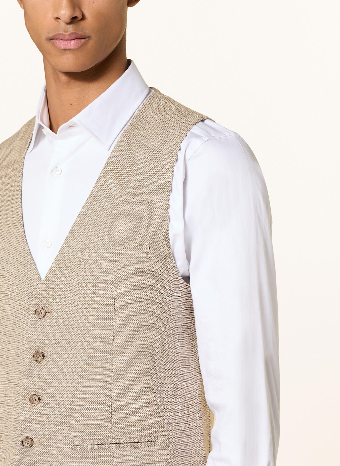 CINQUE Anzugweste CIVITRA Extra Slim Fit: 23 BRAUN